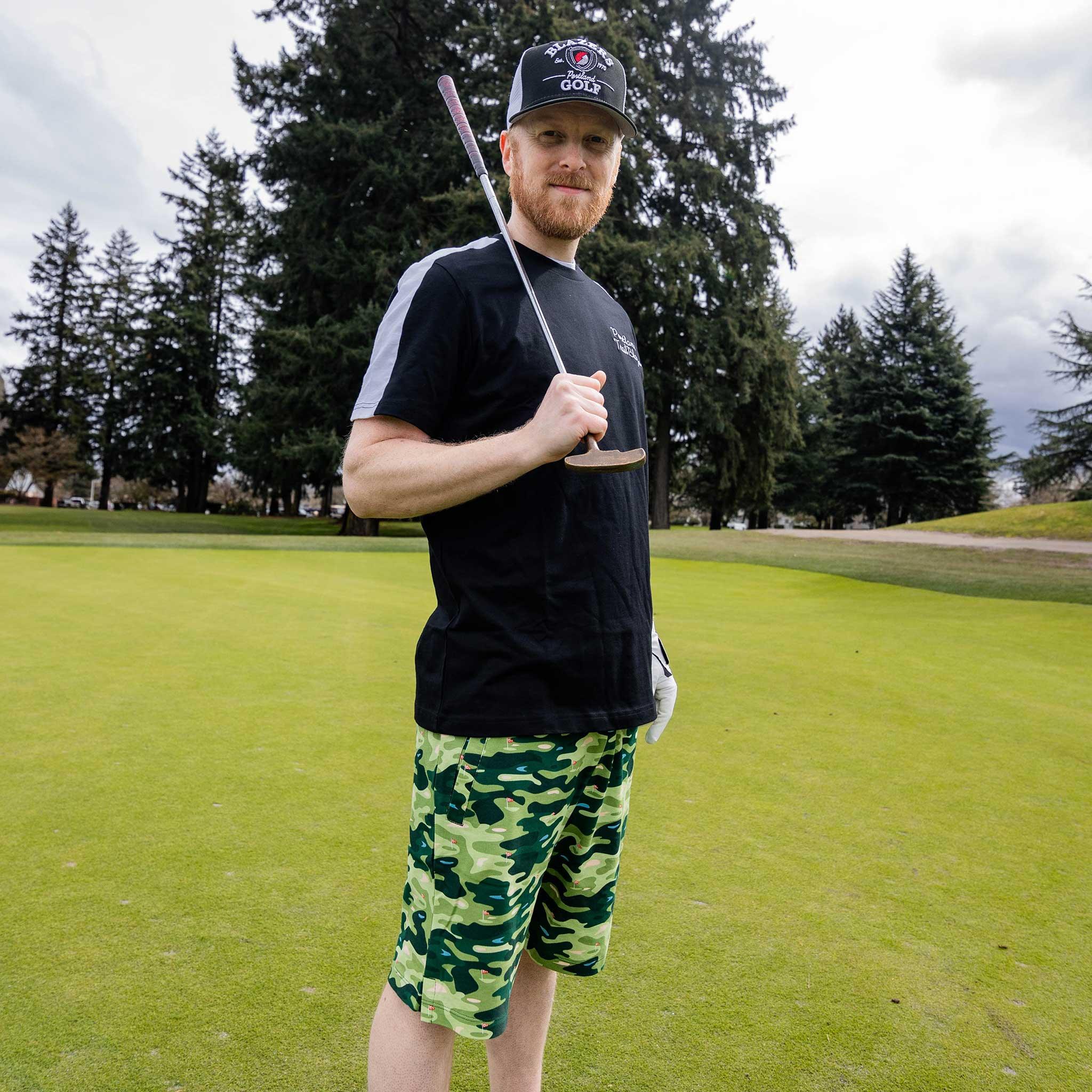 New Era Black Golf Club Tee - Image 10