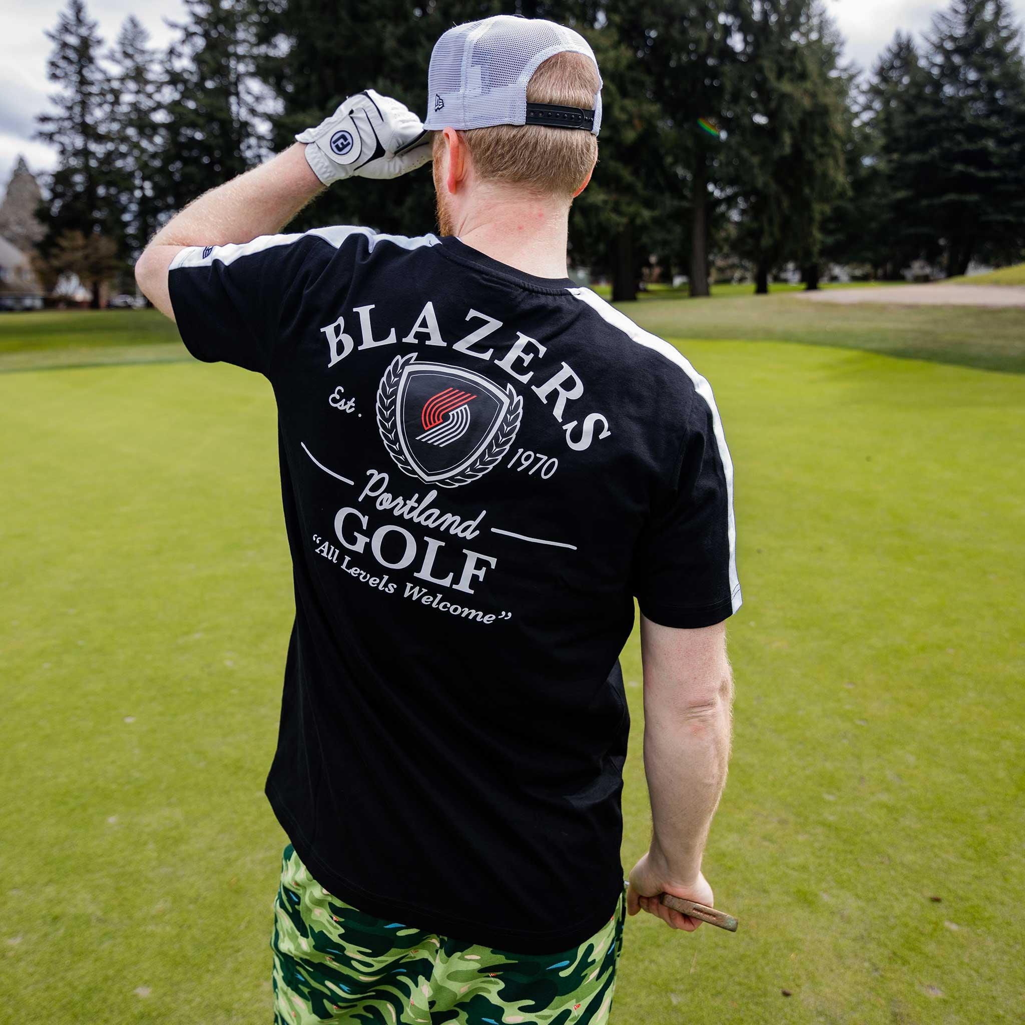 New Era Black Golf Club Tee - Image 7