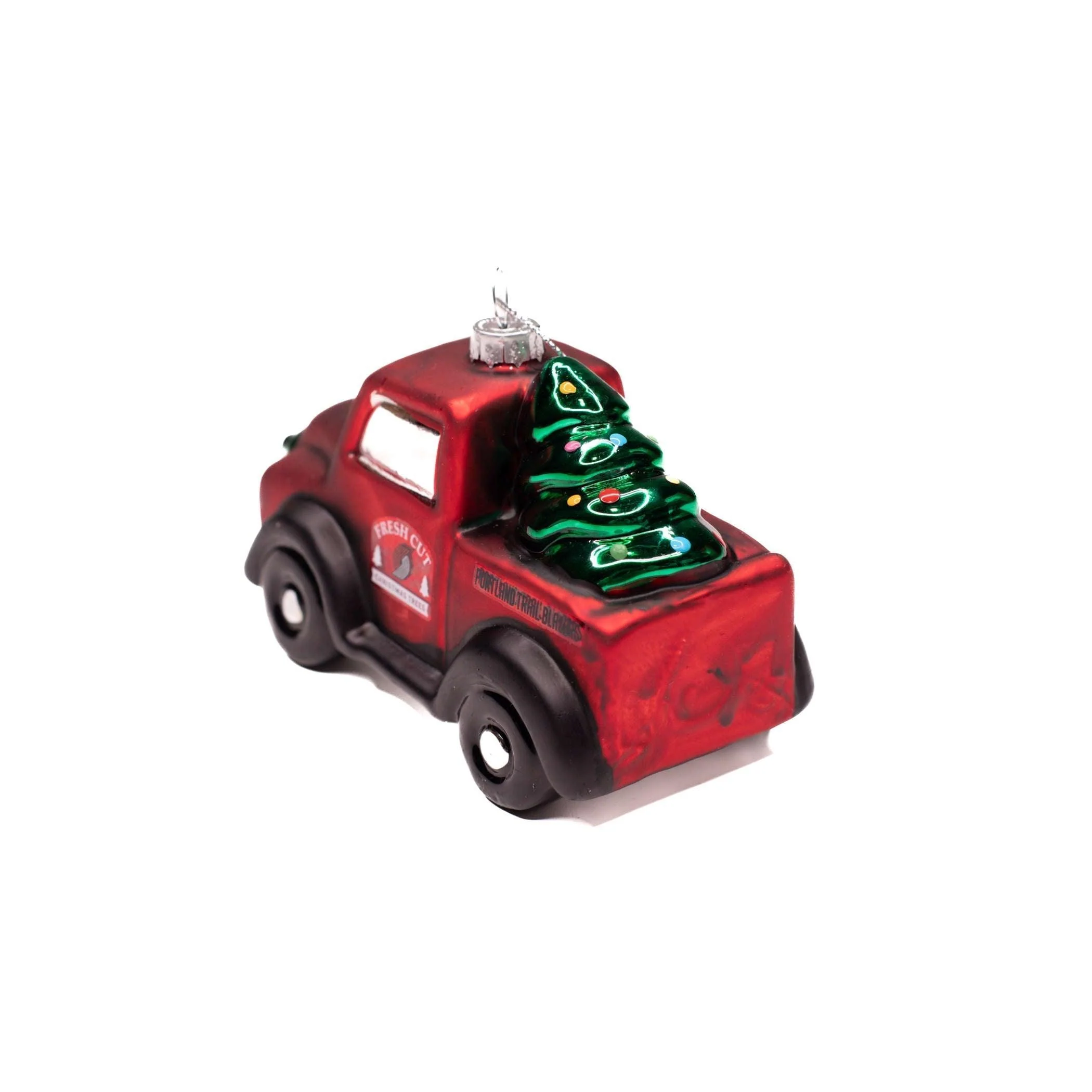 Portland Trail Blazers Glass Truck Ornament - Image 3