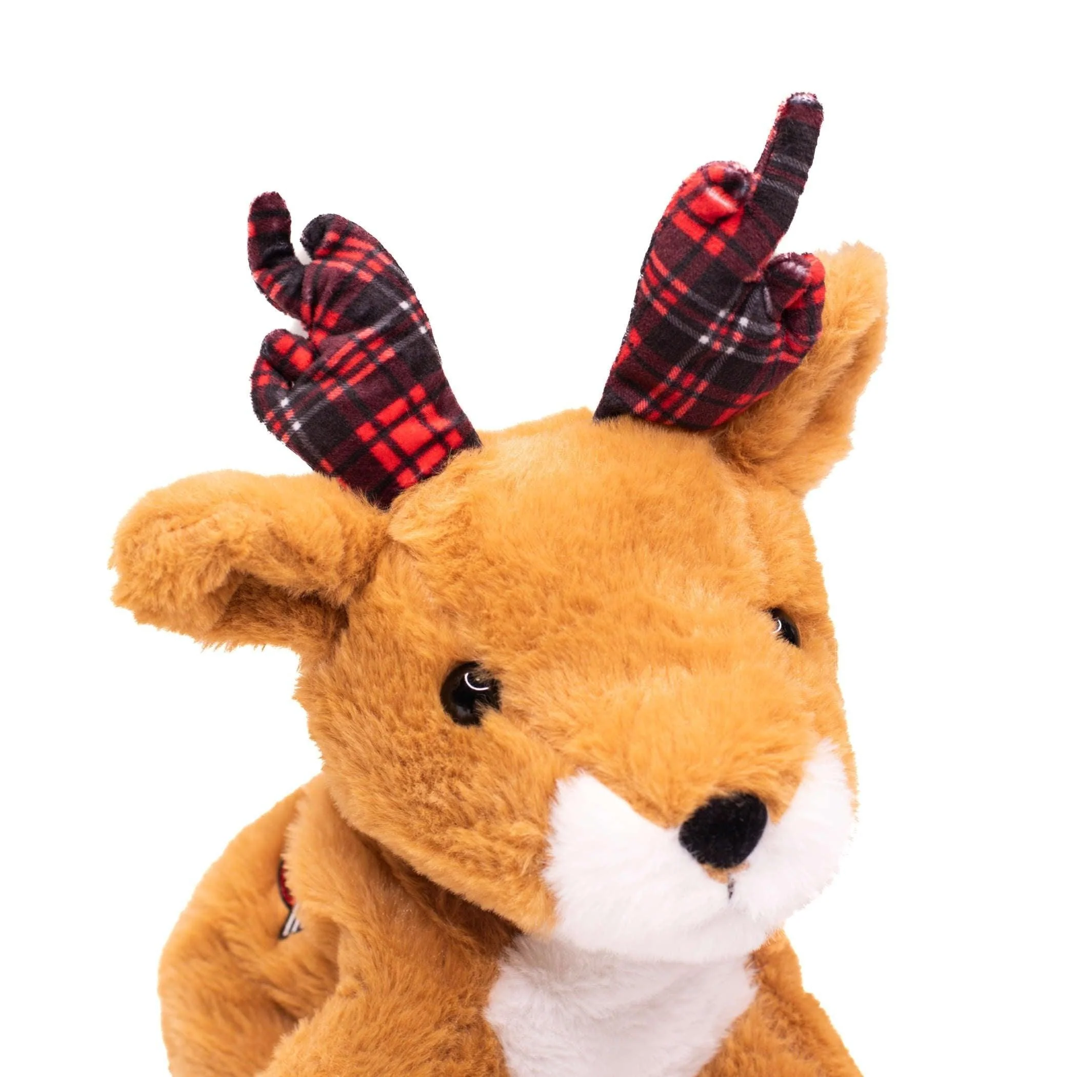 Portland Trail Blazers Plaid Reindeer Plush - Image 3
