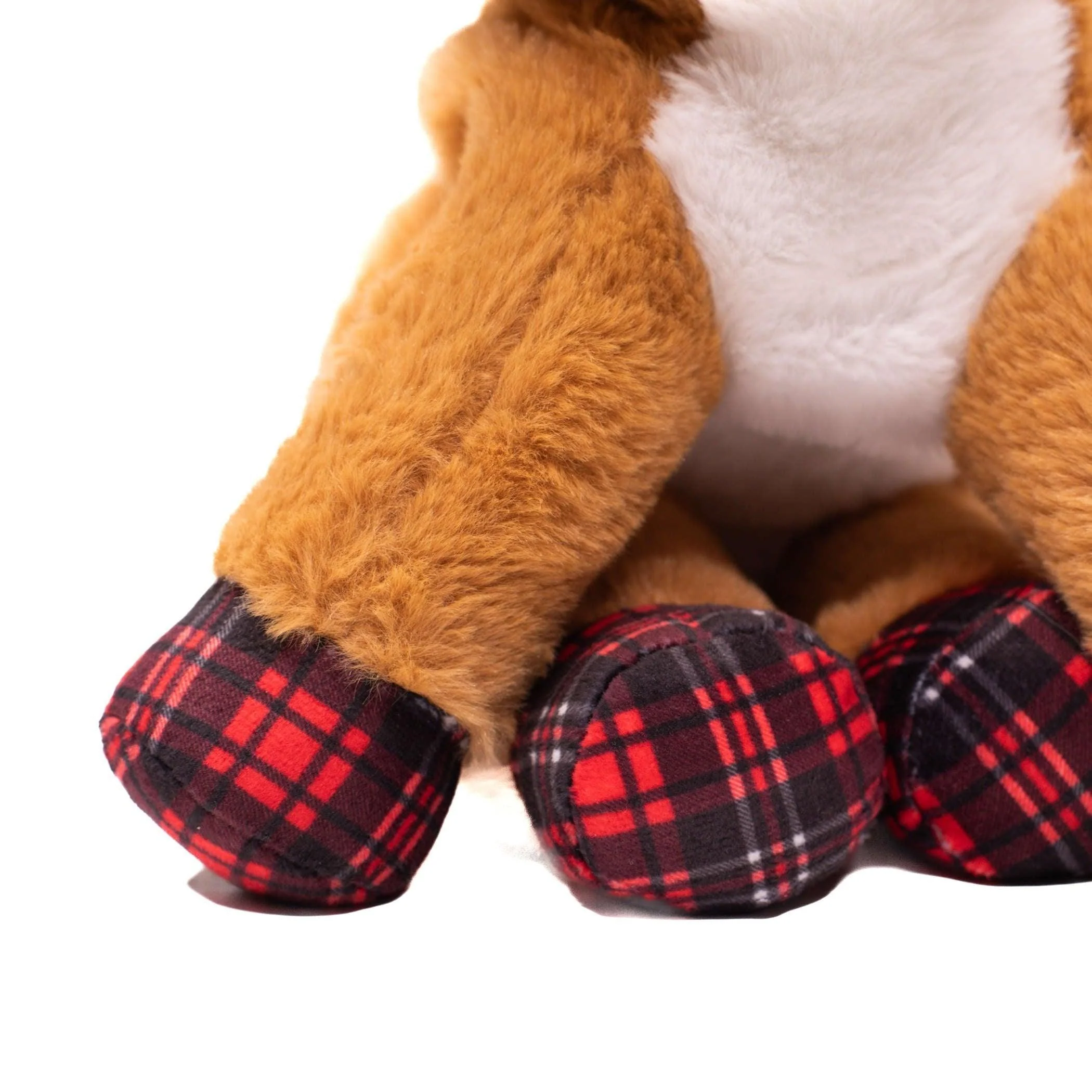 Portland Trail Blazers Plaid Reindeer Plush - Image 4