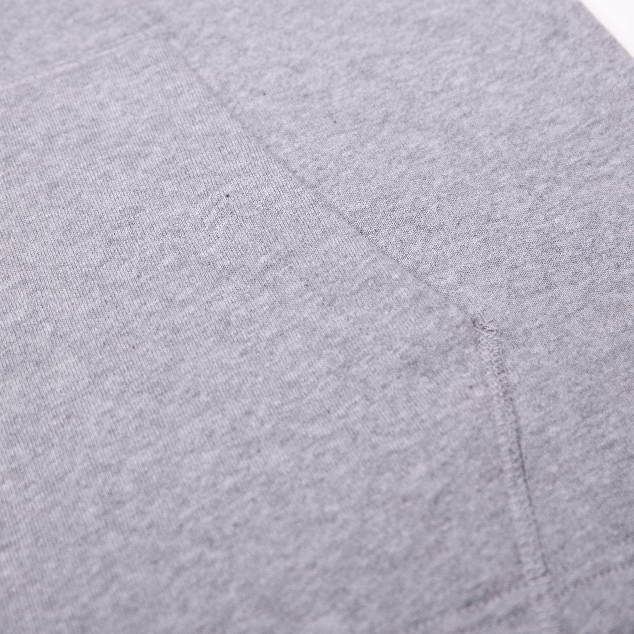 Mitchell & Ness Post Game Short Sleeve Gray Hoodie - Image 3