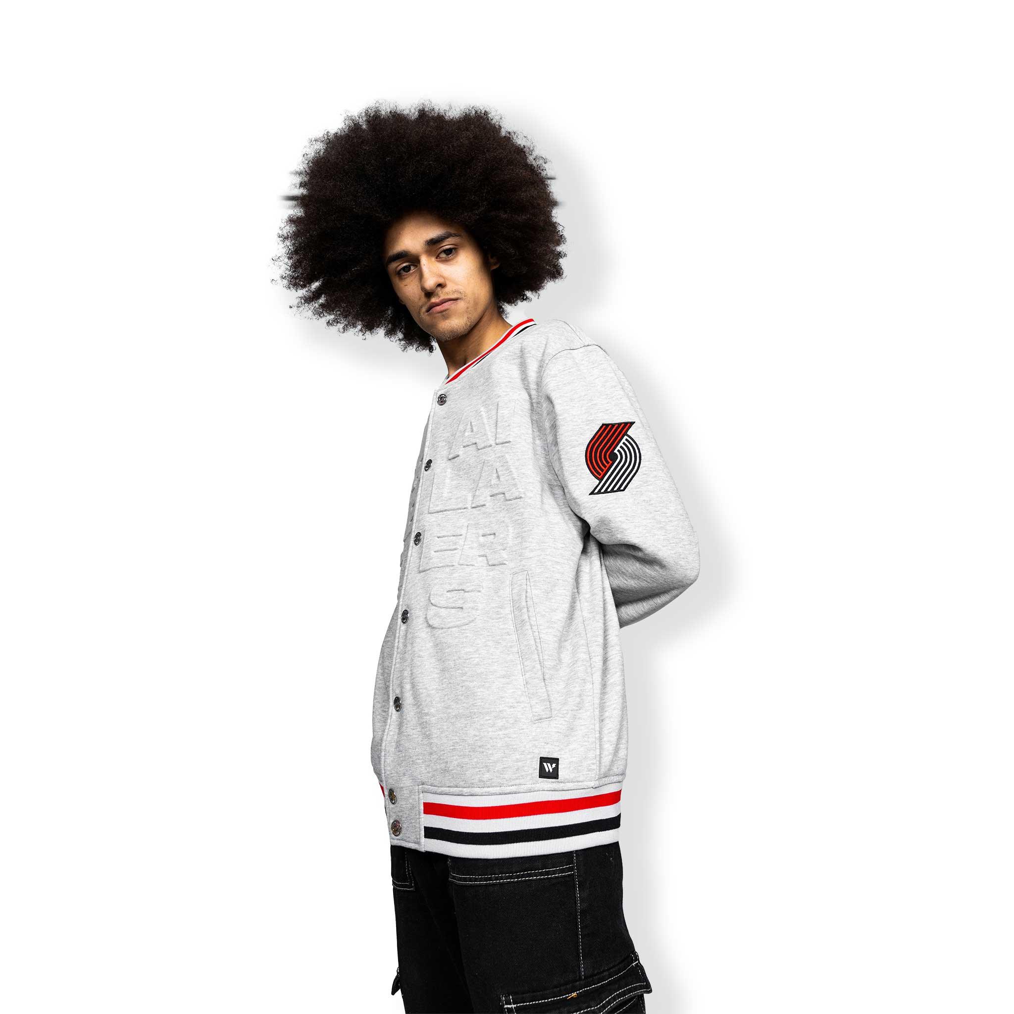 Wild Collective Gray Quilted Bomber Jacket - Image 10