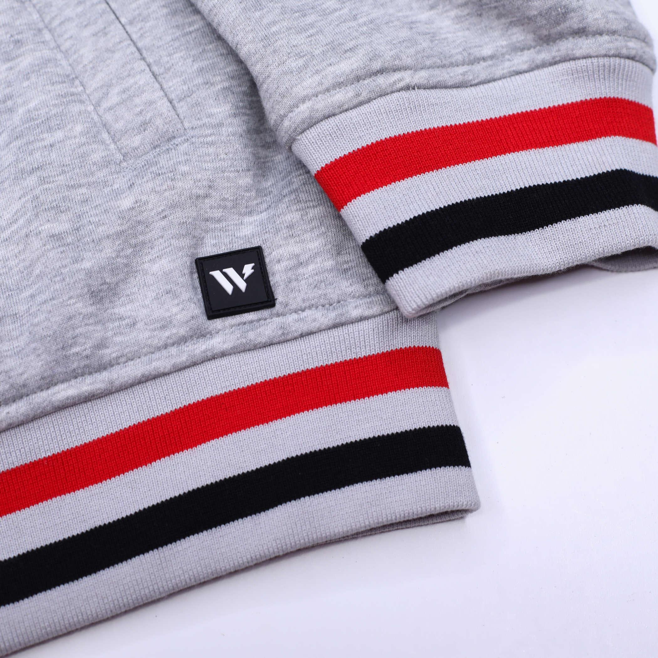 Wild Collective Gray Quilted Bomber Jacket - Image 4