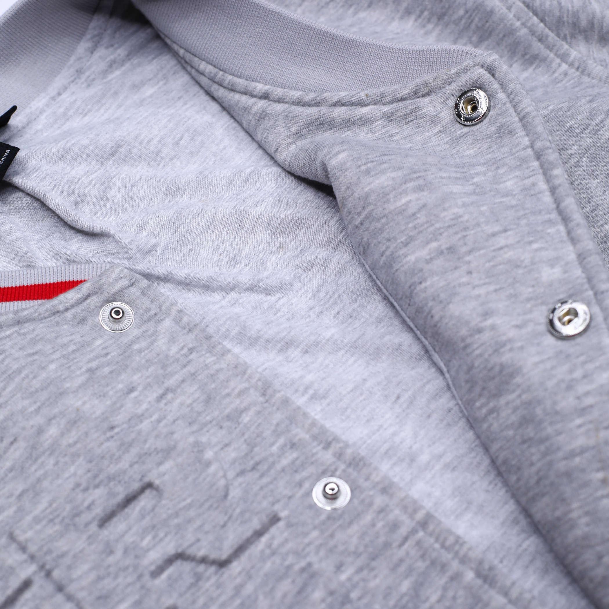 Wild Collective Gray Quilted Bomber Jacket - Image 7
