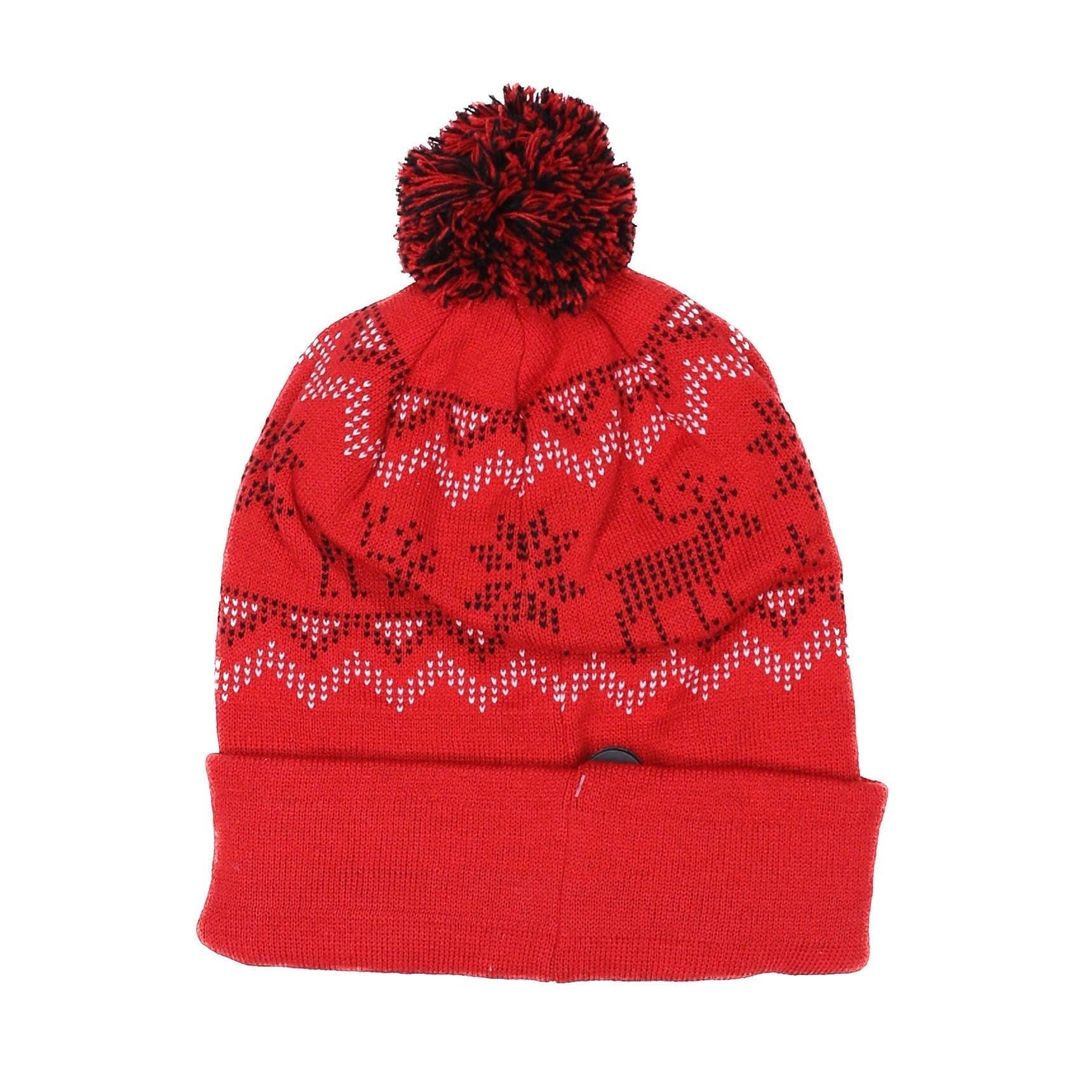 Reindeer Light Up Knit Beanie - Image 4