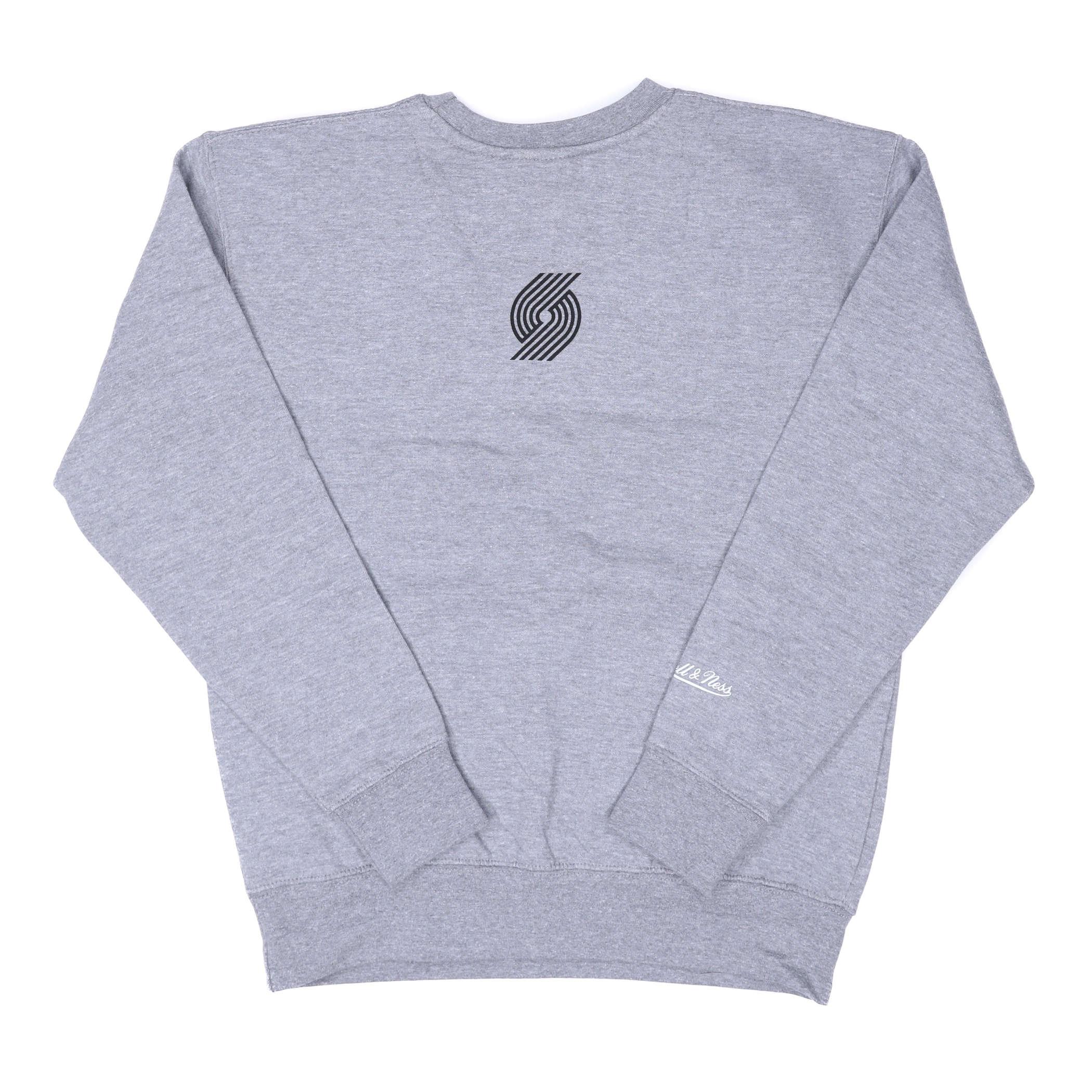 Mitchell & Ness Black History Month ripcity Unity Collection Fleece Gray Crewneck - Image 3