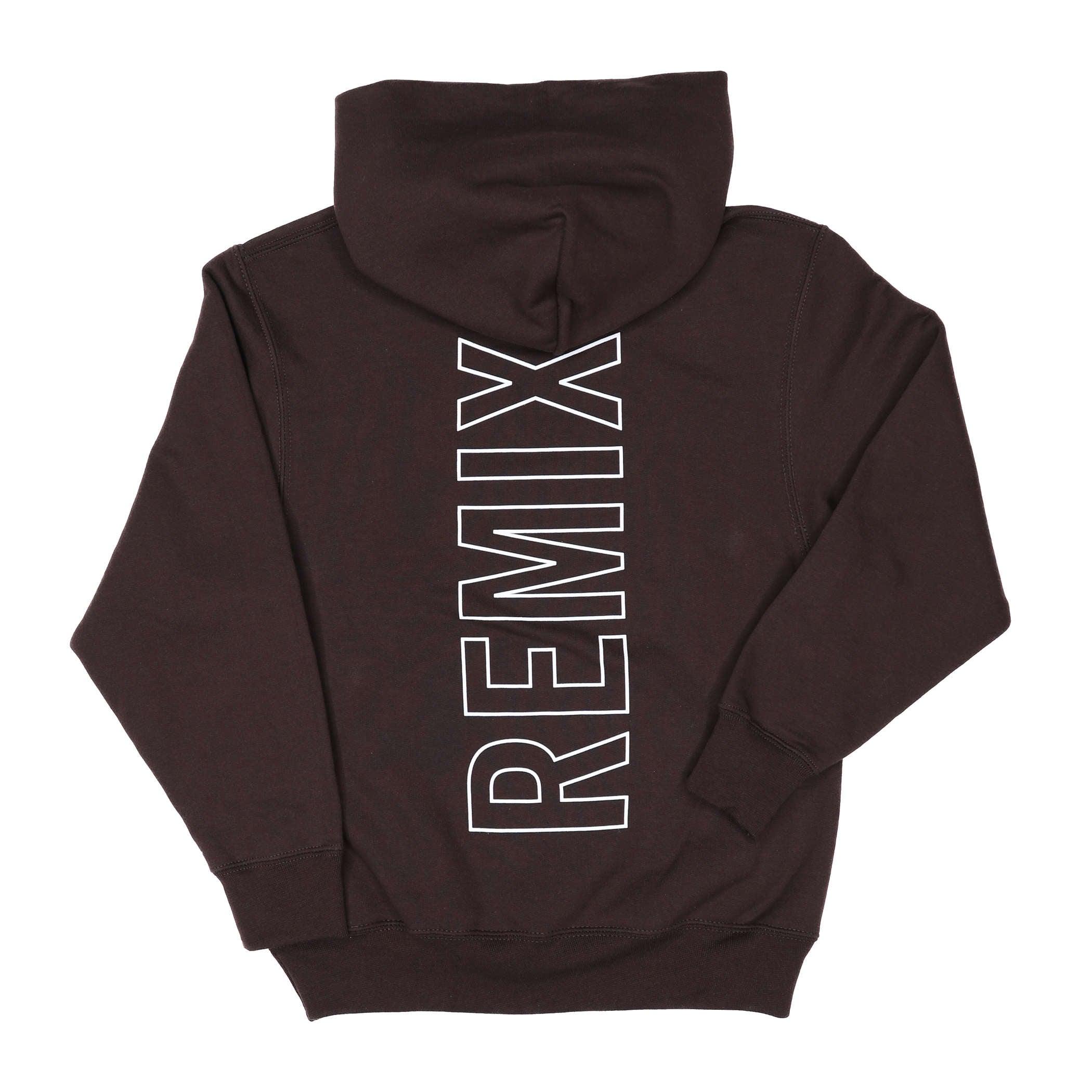 Rip City Remix Ballin Youth Brown Hoodie - Image 2