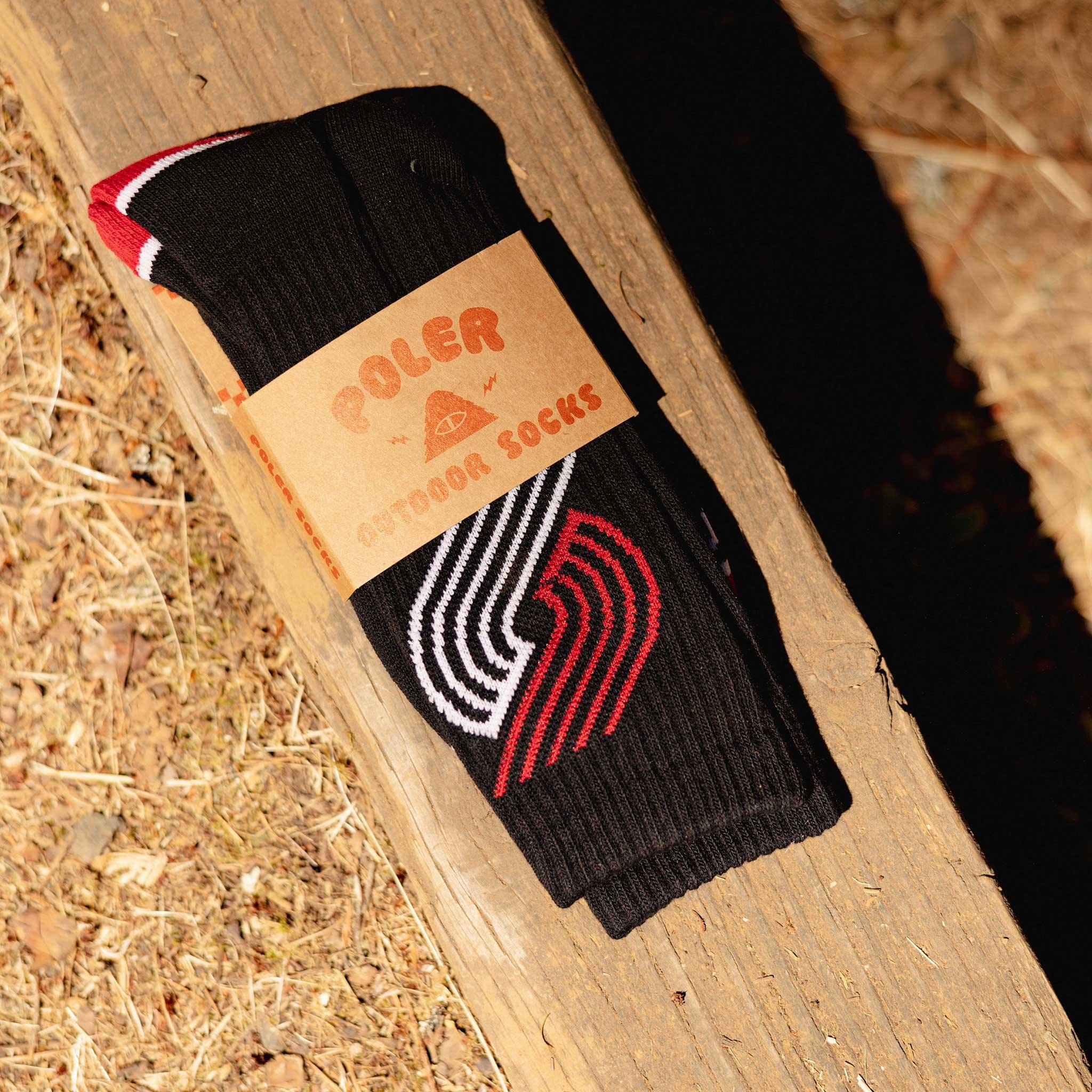 Trail Blazers x Poler Mixtape Socks - Image 3