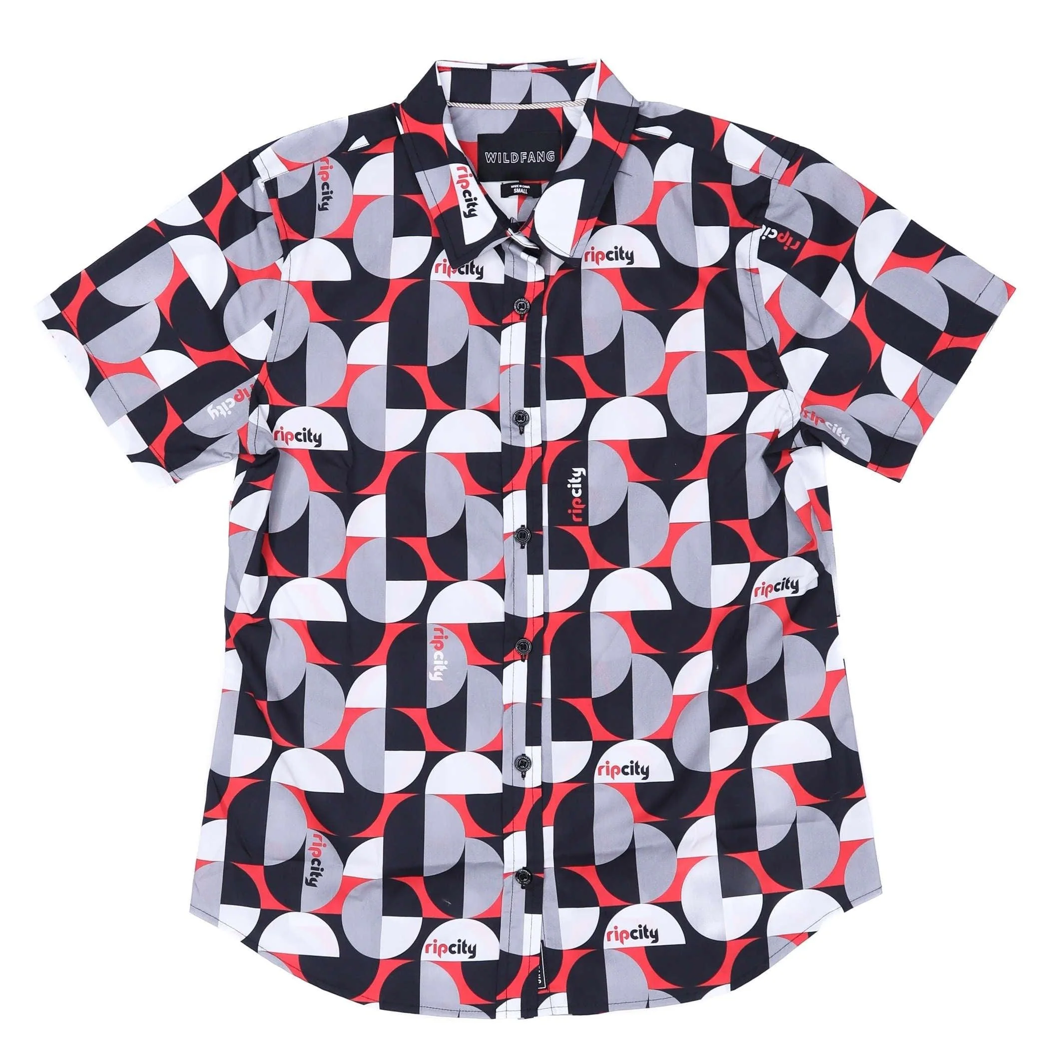 Trail Blazers x Wildfang Essential Button Up Shirt - Image 2