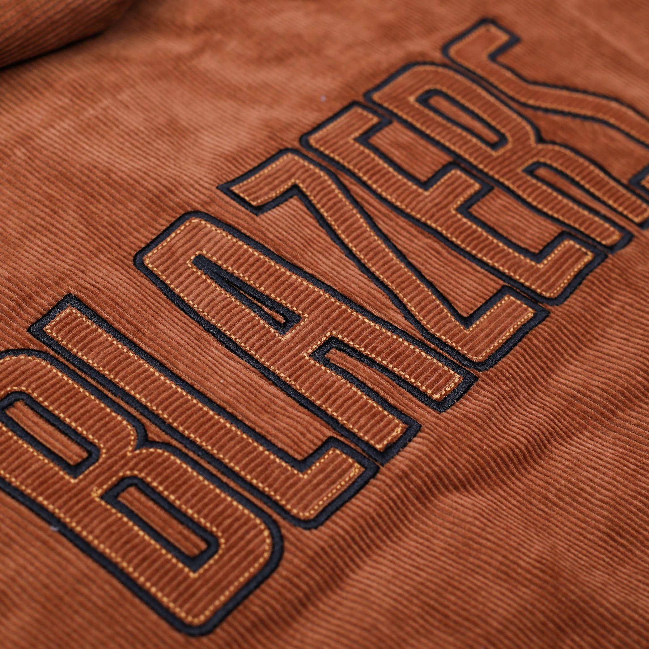 Wild Collective Brown Corduroy Hoodie - Image 3