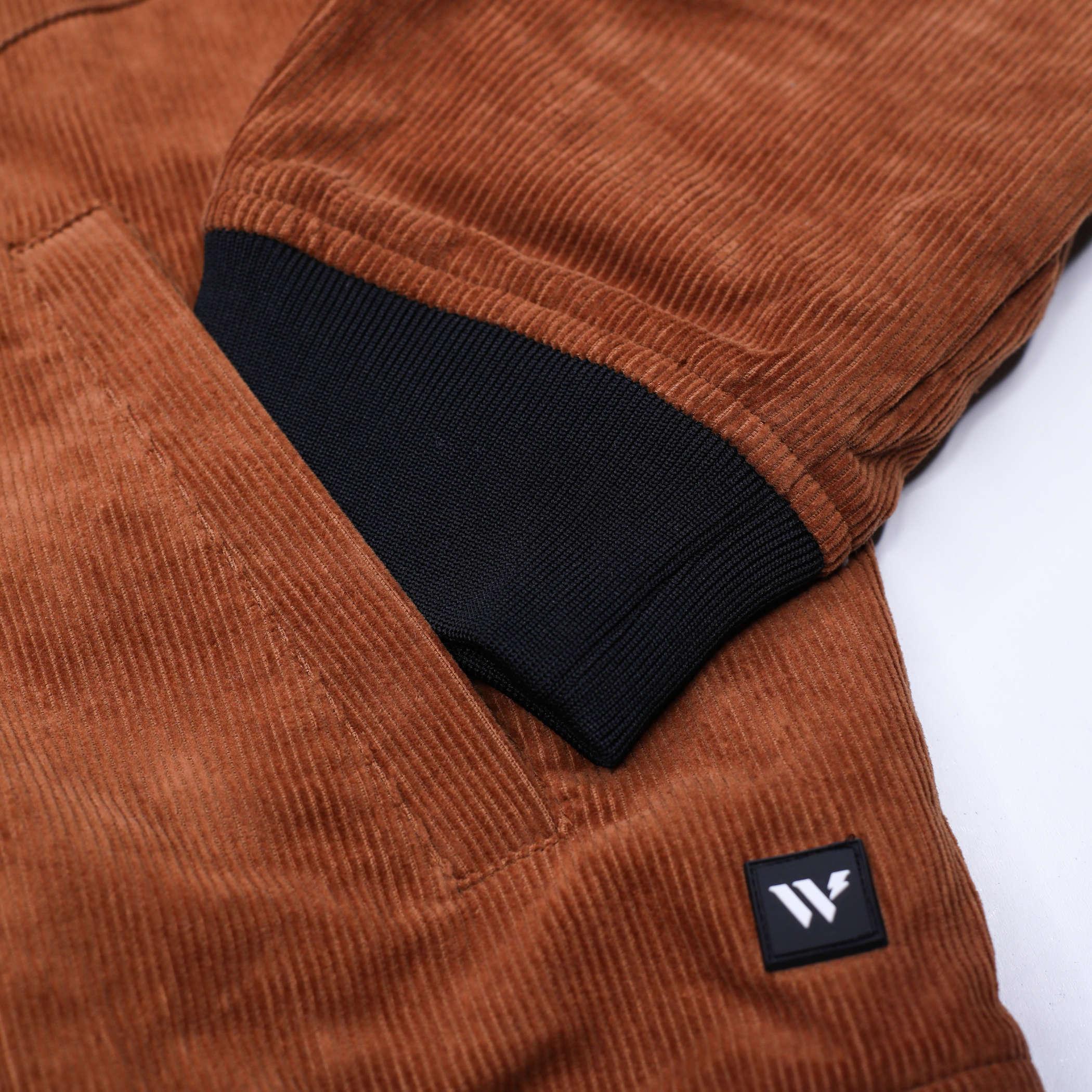 Wild Collective Brown Corduroy Hoodie - Image 5