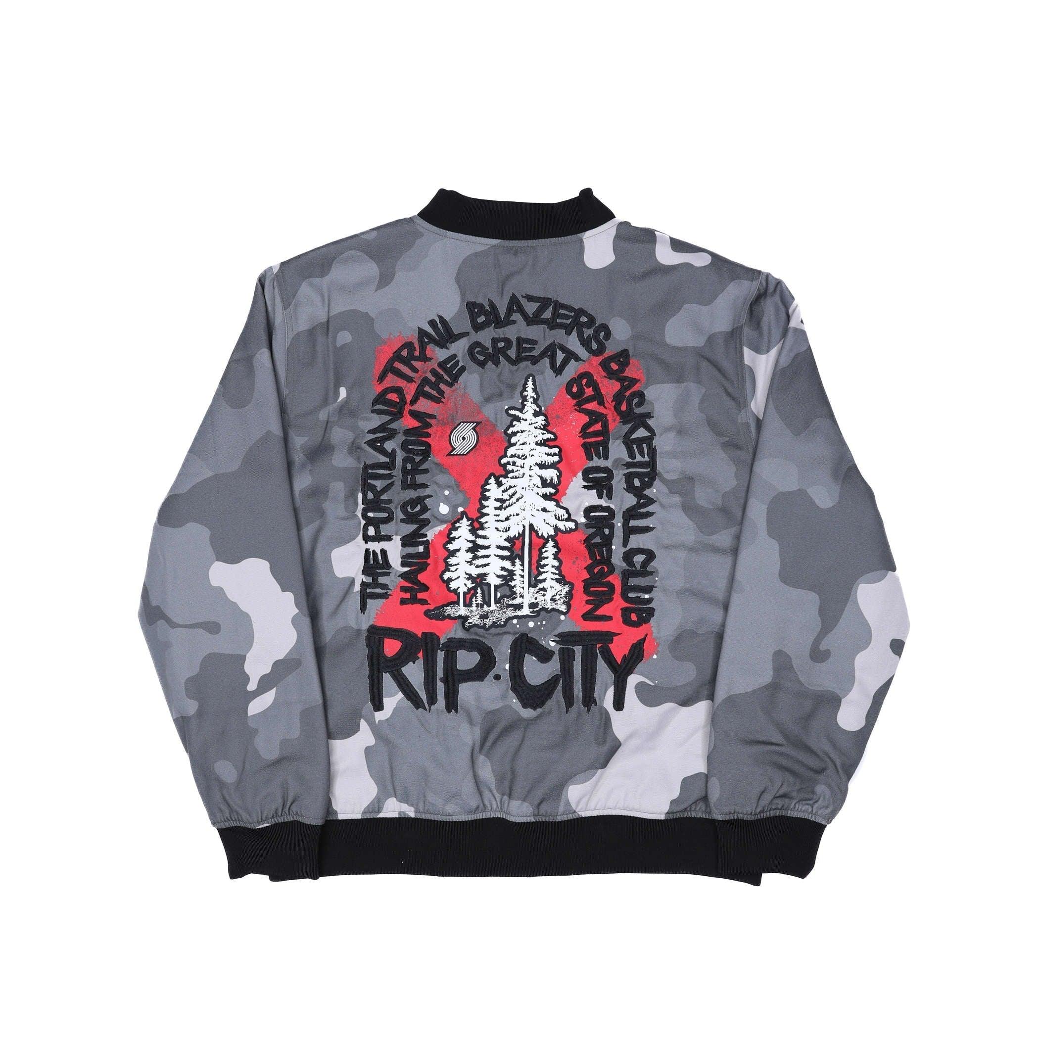 Wild Collective Gray Camoflauge Bomber - Image 2