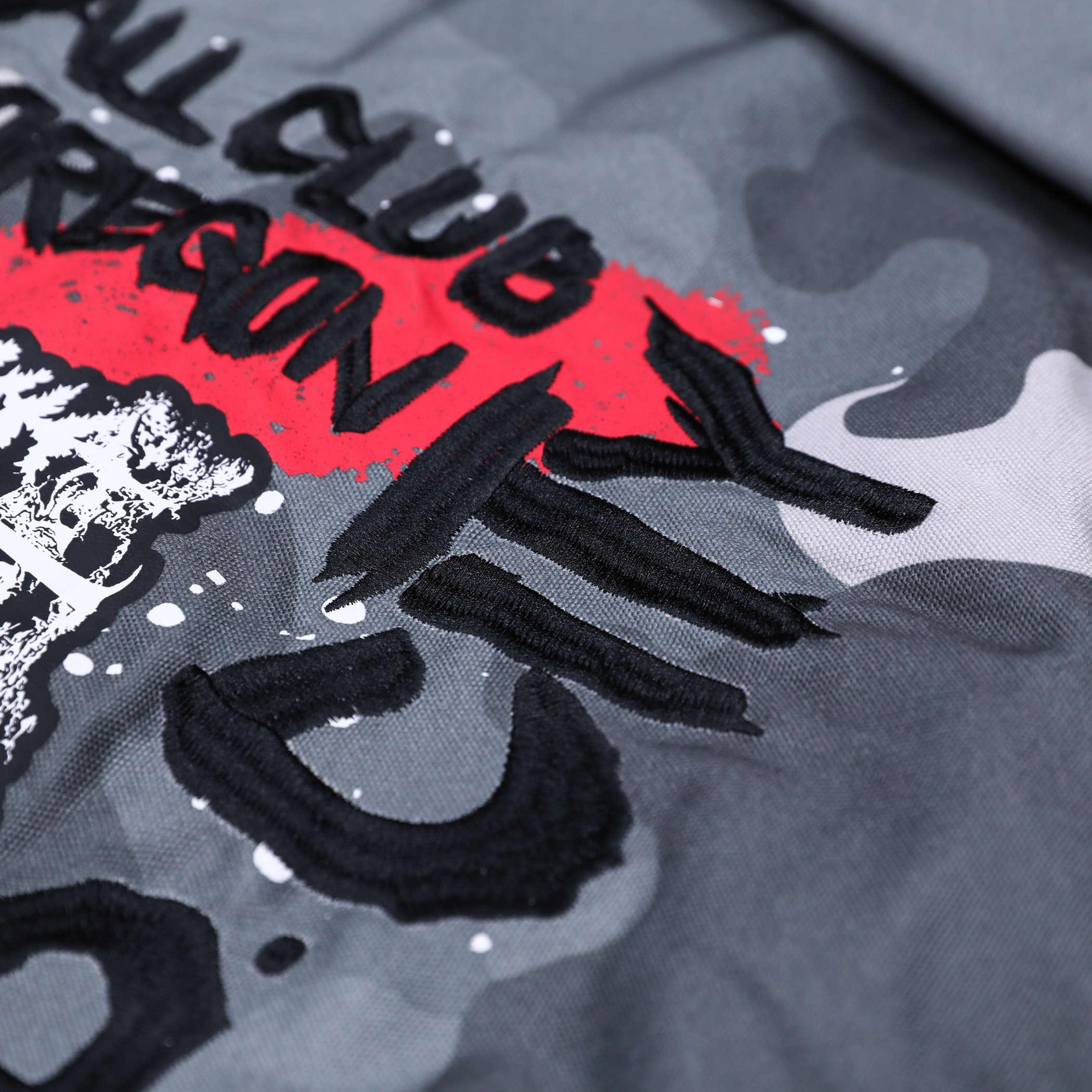 Wild Collective Gray Camoflauge Bomber - Image 6