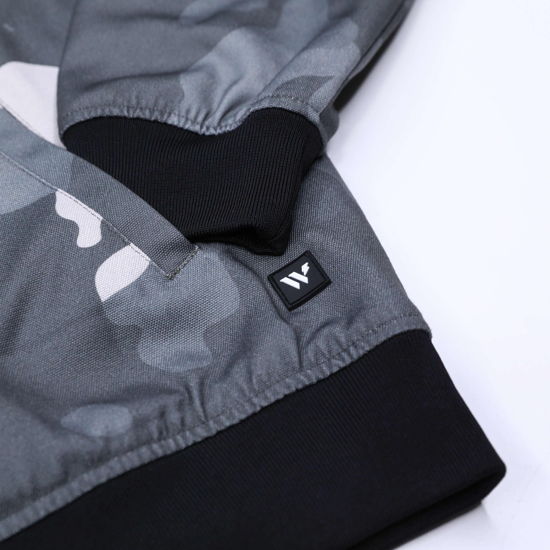 Wild Collective Gray Camoflauge Bomber - Image 9