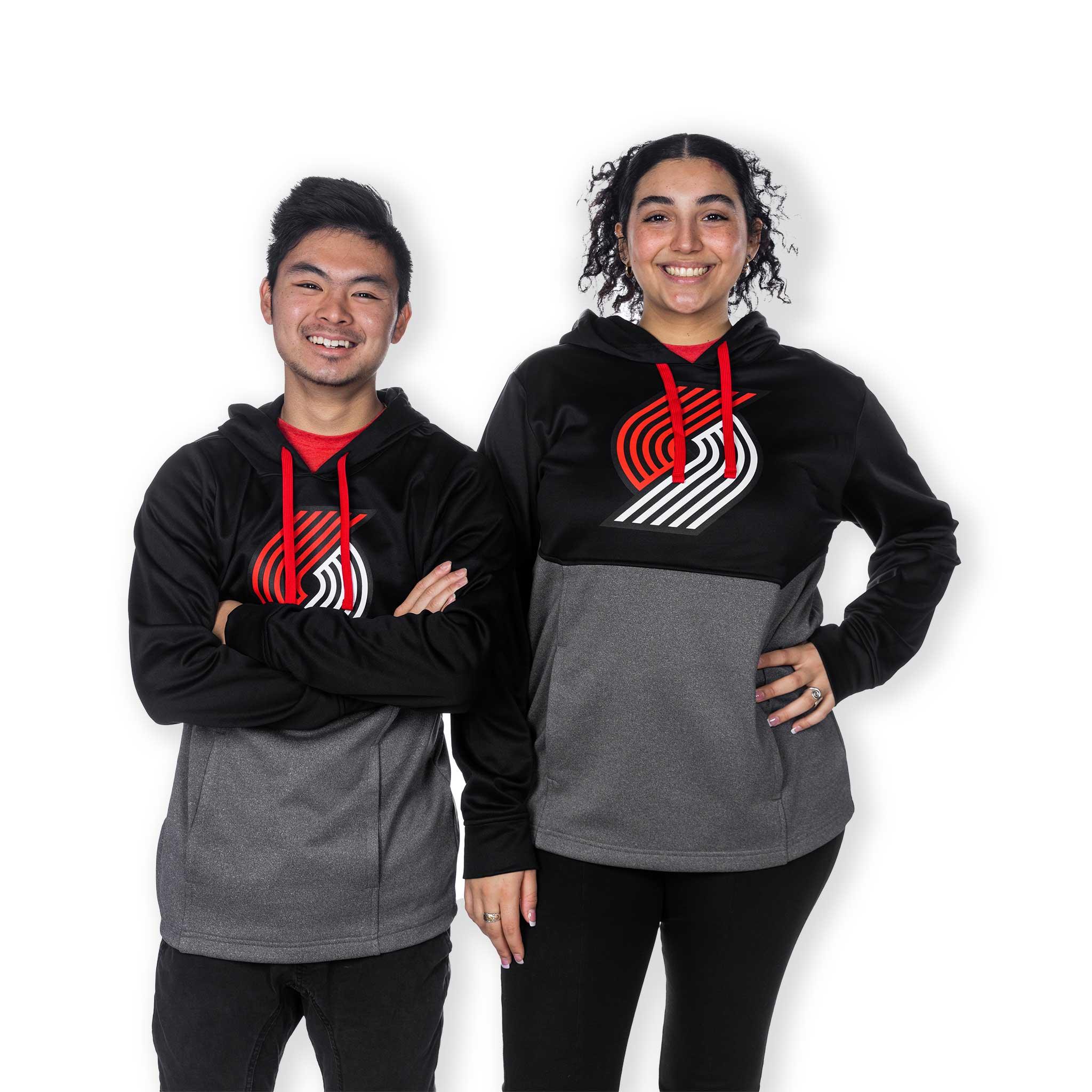 Black & Gray Winter Camp Fleece Hoodie - Image 5