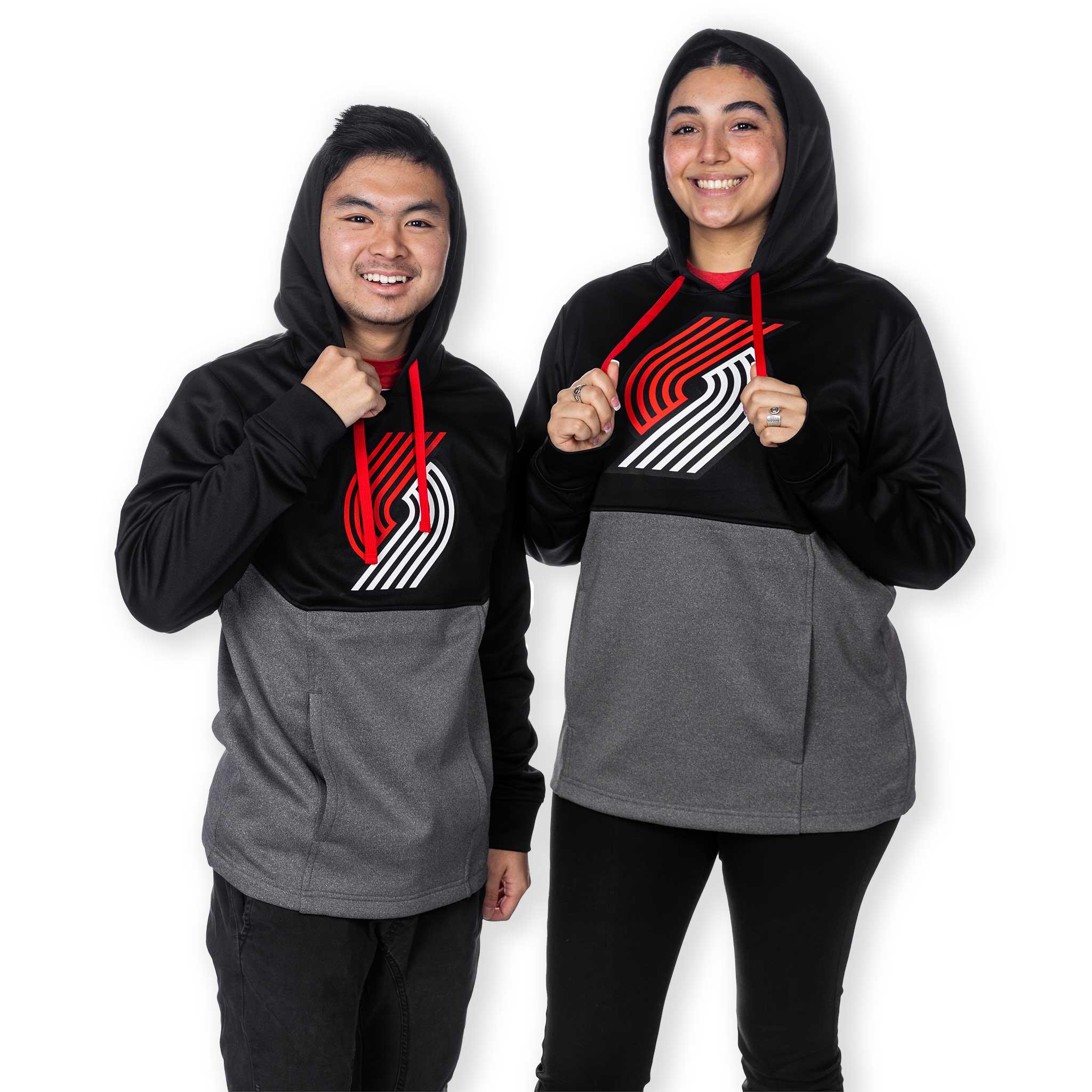 Black & Gray Winter Camp Fleece Hoodie - Image 7