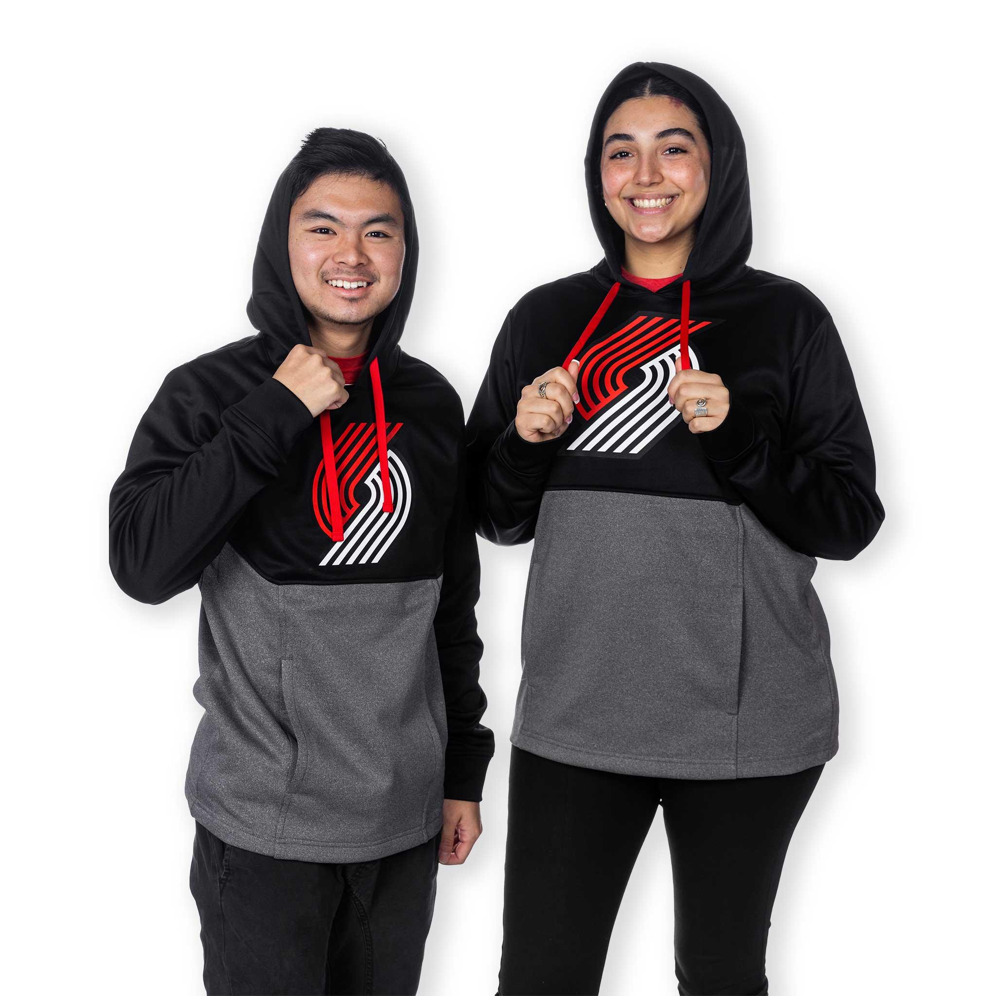 Black & Gray Winter Camp Fleece Hoodie - Image 8