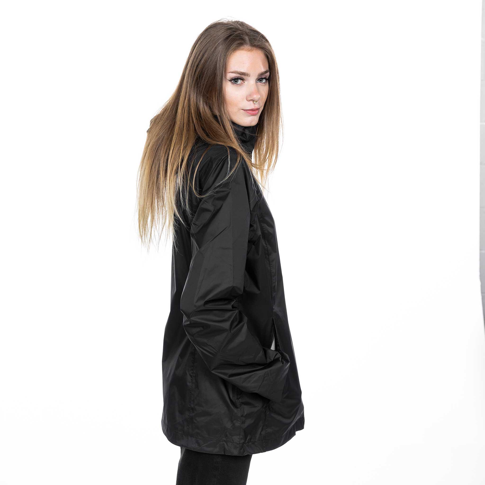 Columbia Women's Arcadia Waterproof Black Raincoat - Image 6