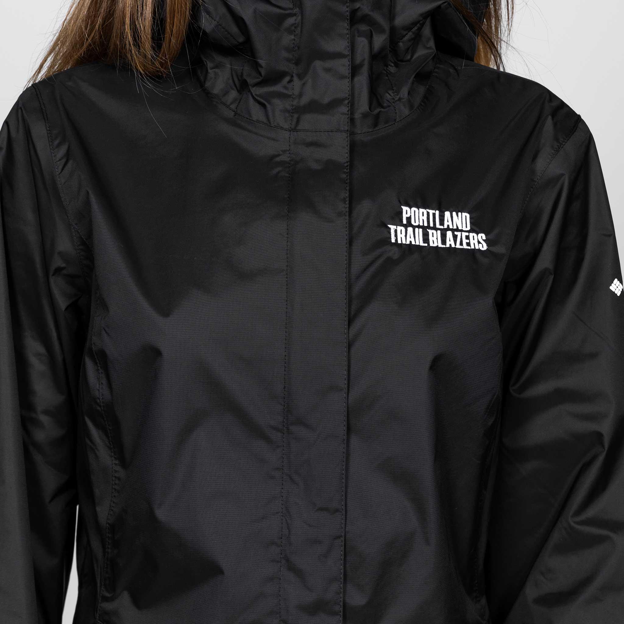 Columbia Women's Arcadia Waterproof Black Raincoat - Image 7