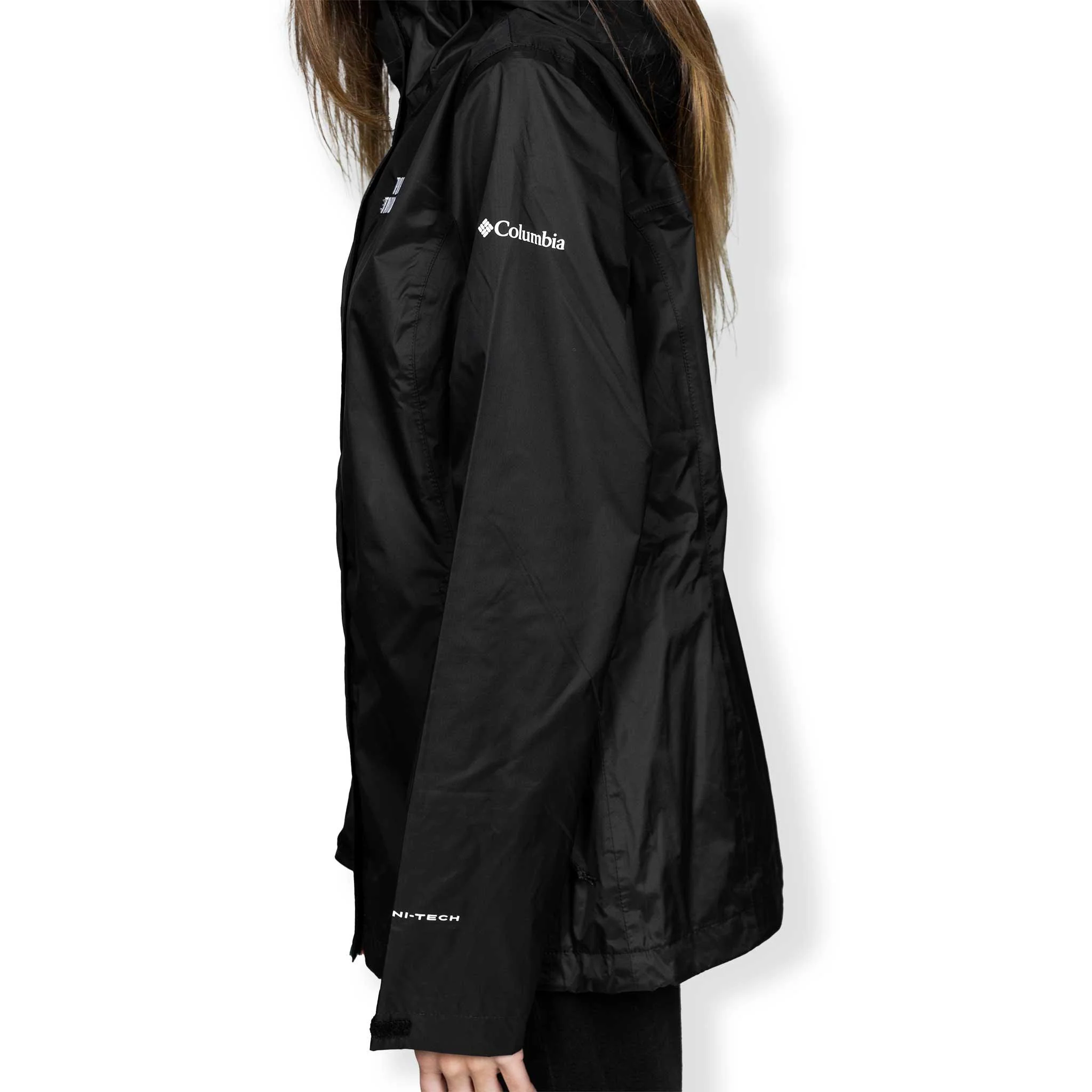 Columbia Women's Arcadia Waterproof Black Raincoat - Image 8