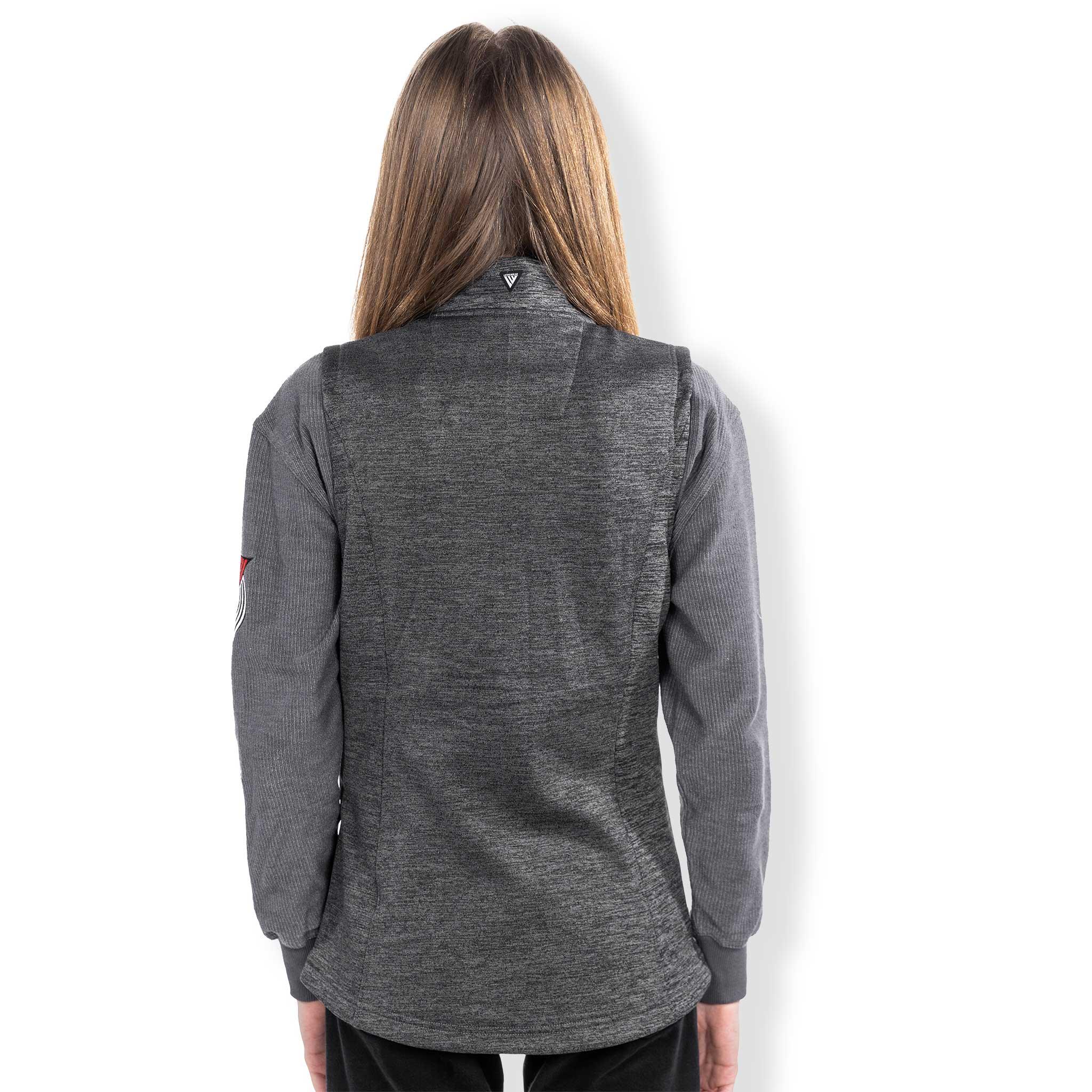 Women's Autumn Black Vest Jacket - Image 4