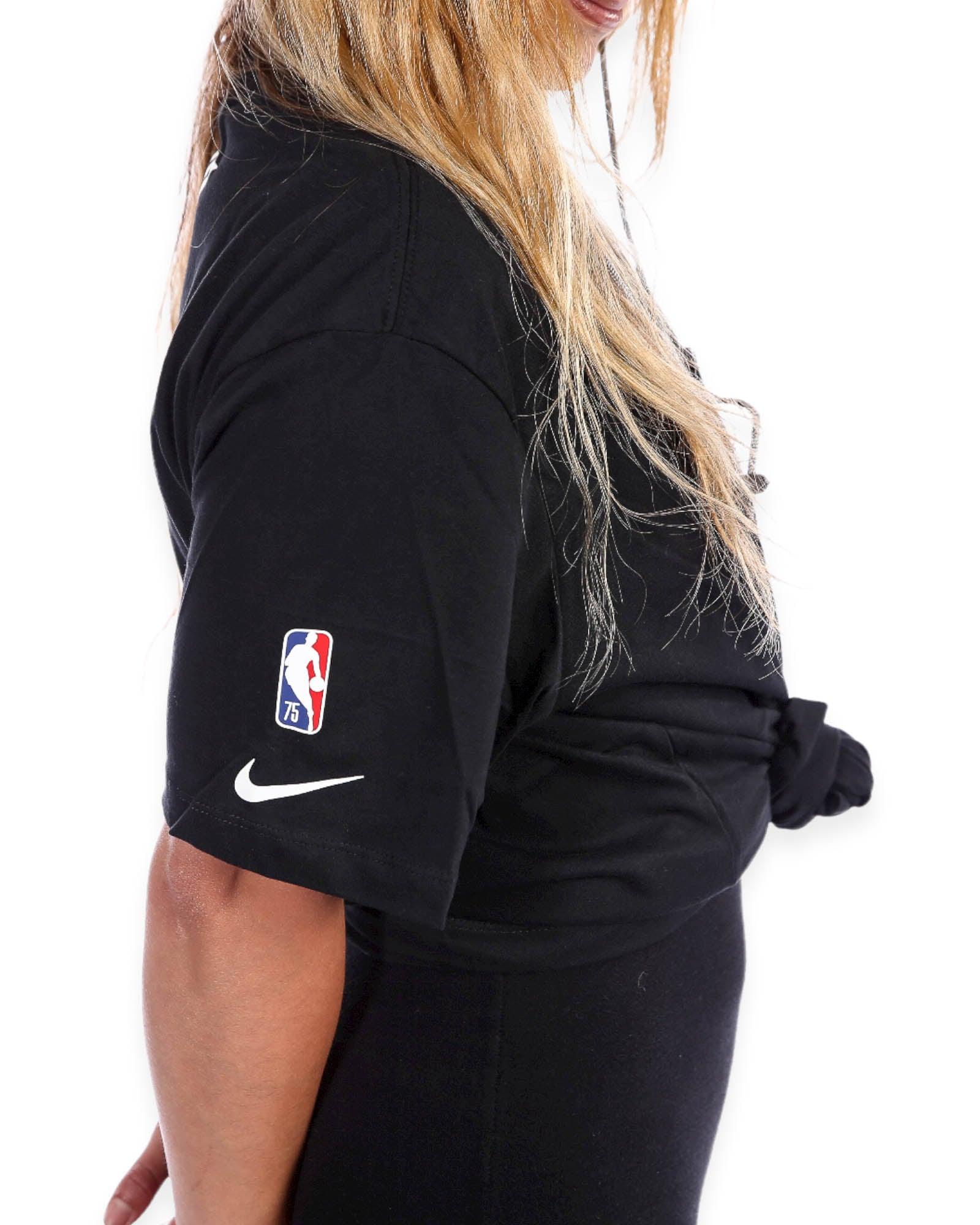 Nike Women's Black Courtside T-Shirt - Image 9