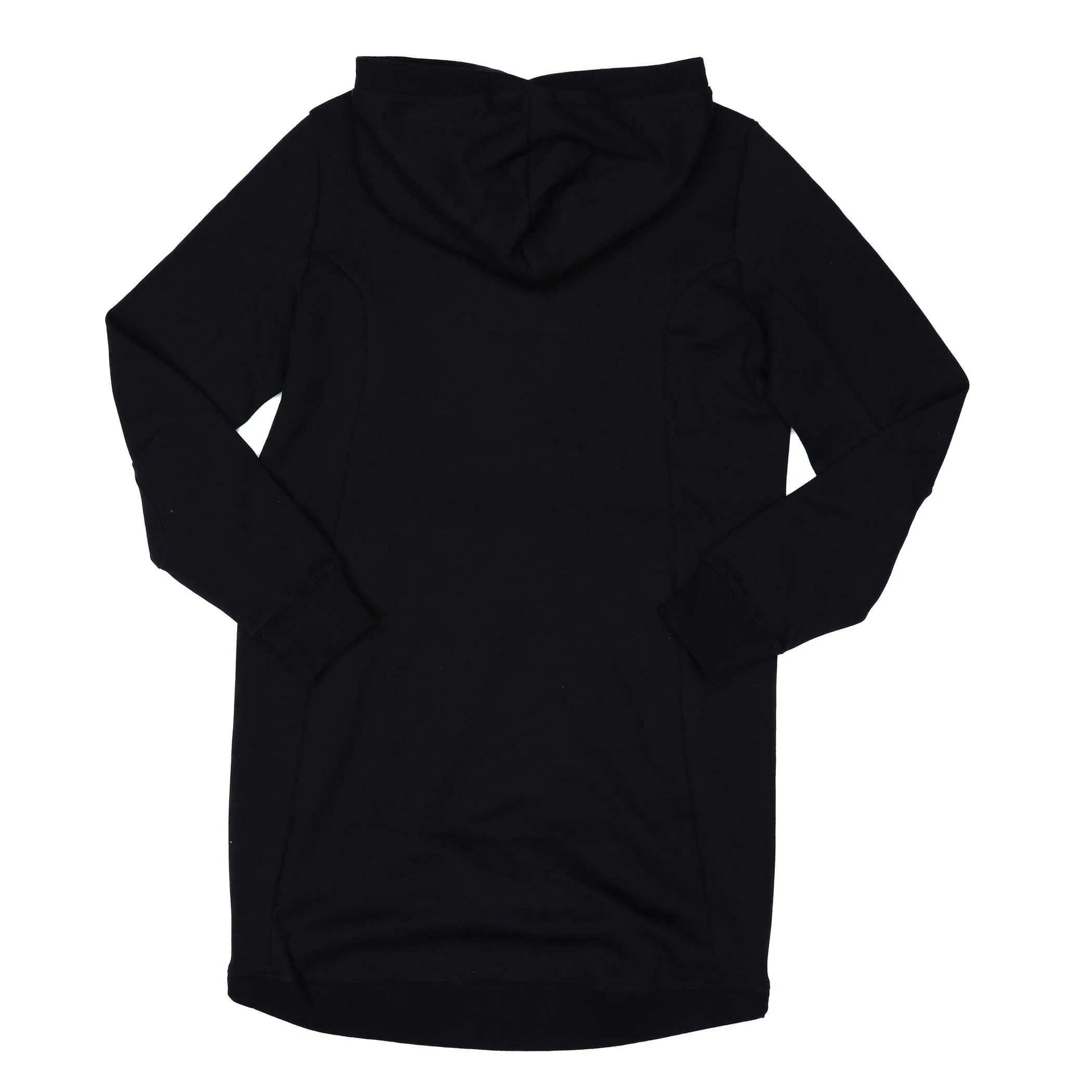 Women's Black Cover Hoodie Dress - Image 2