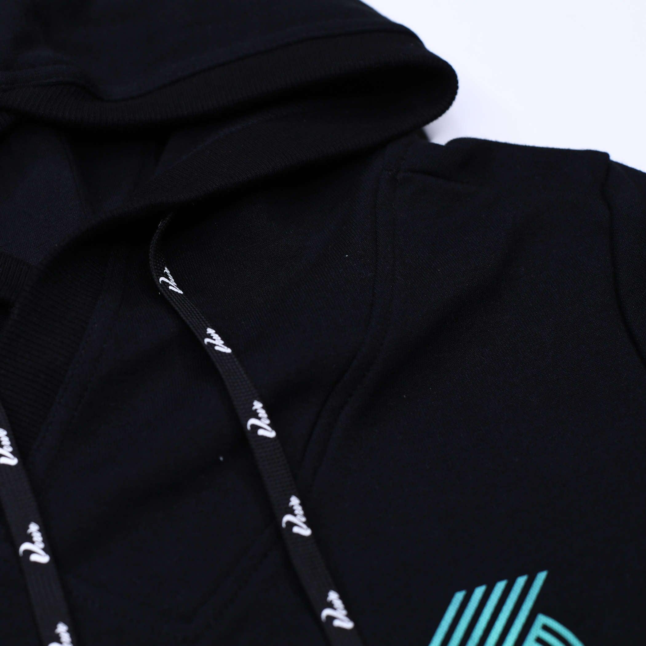 Women's Black Cover Hoodie Dress - Image 4