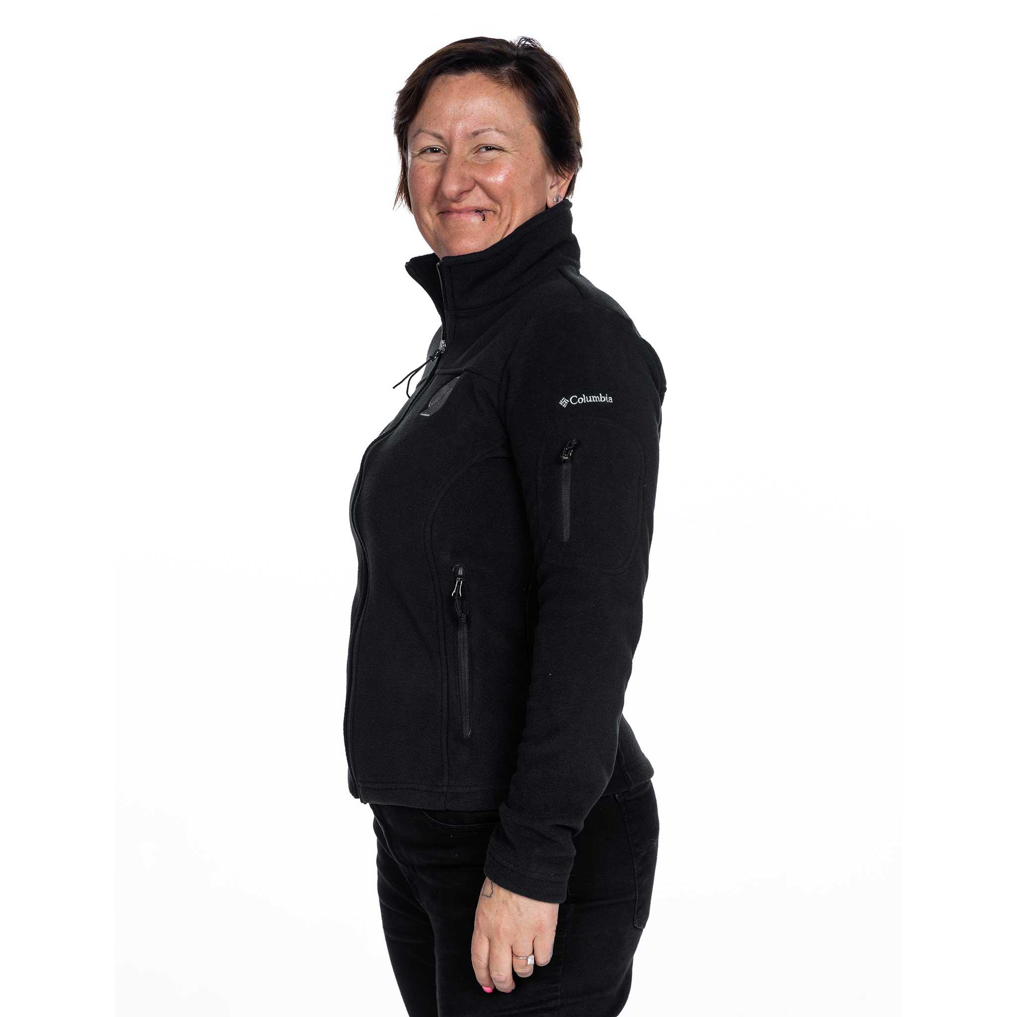 Columbia Sportswear Women's Give And Go Black Fleece Jacket - Image 5