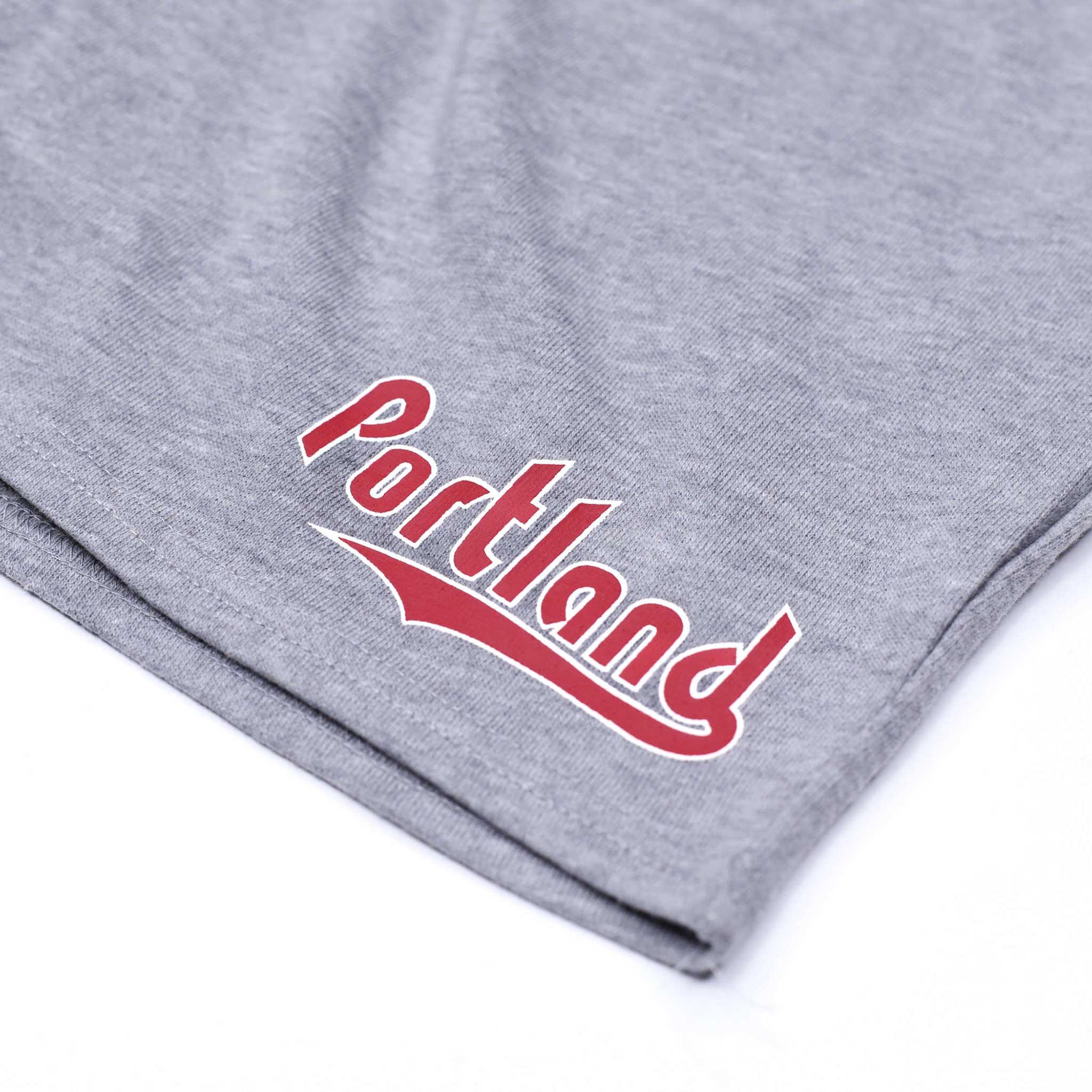 Mitchell & Ness Women’s Gray Logo Gym Shorts - Image 3