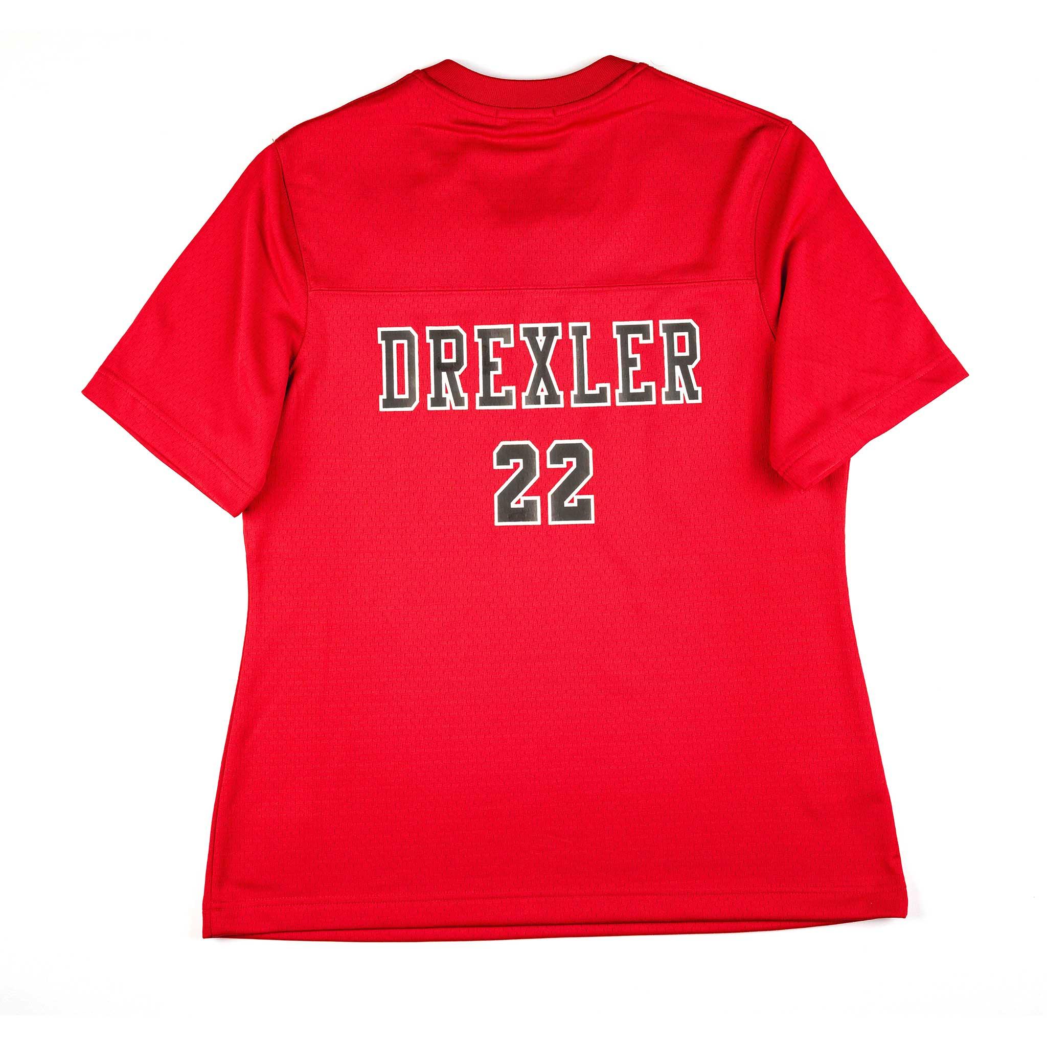 Mitchell & Ness Women's Red Retro Drexler Tee - Image 2