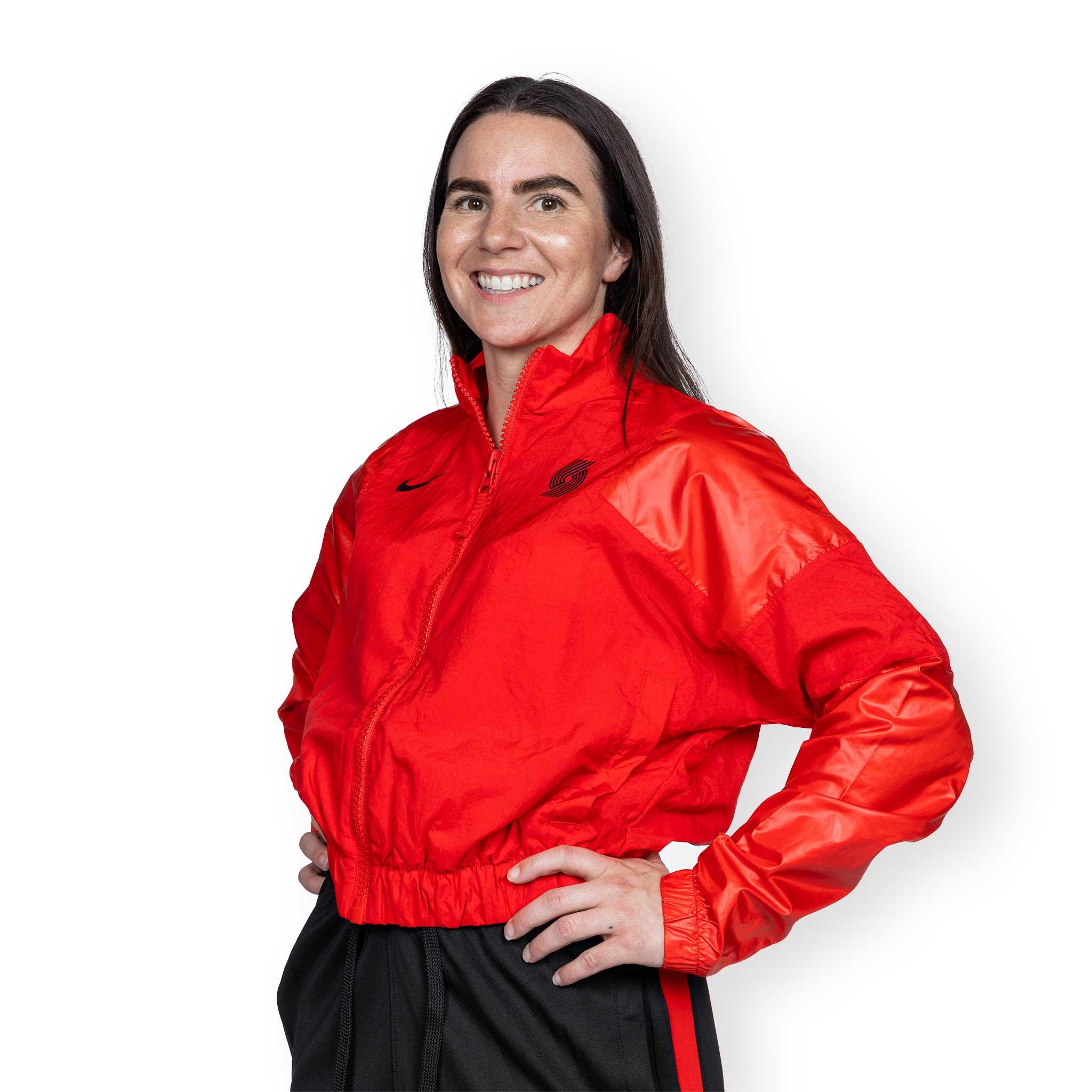 Nike Women's Red Track Jacket - Image 6
