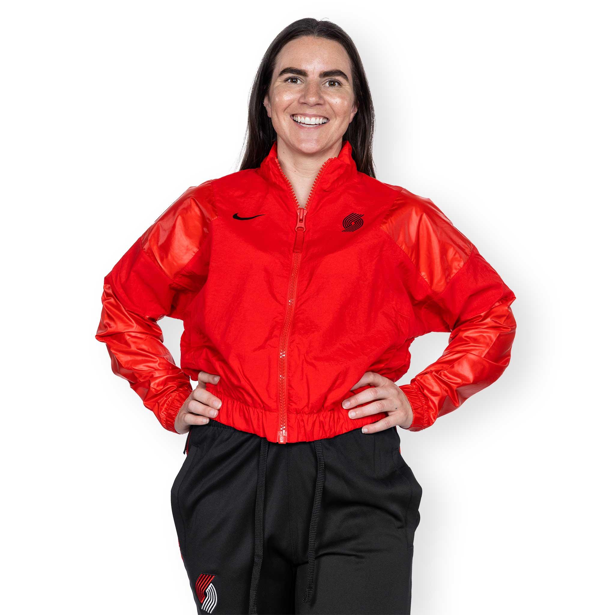 Nike Women's Red Track Jacket - Image 8