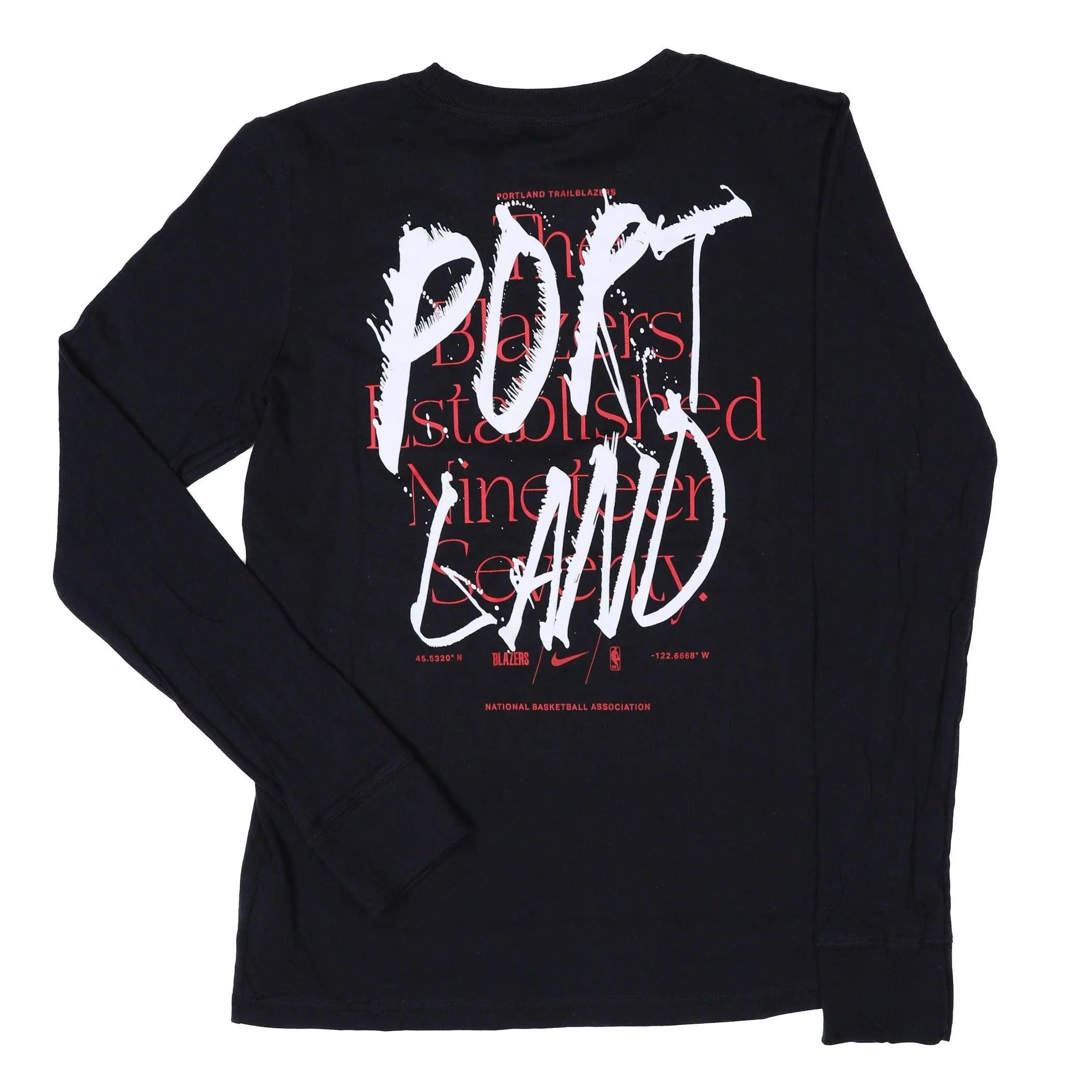 Nike Youth Courtside Max Black Long Sleeve - Image 3