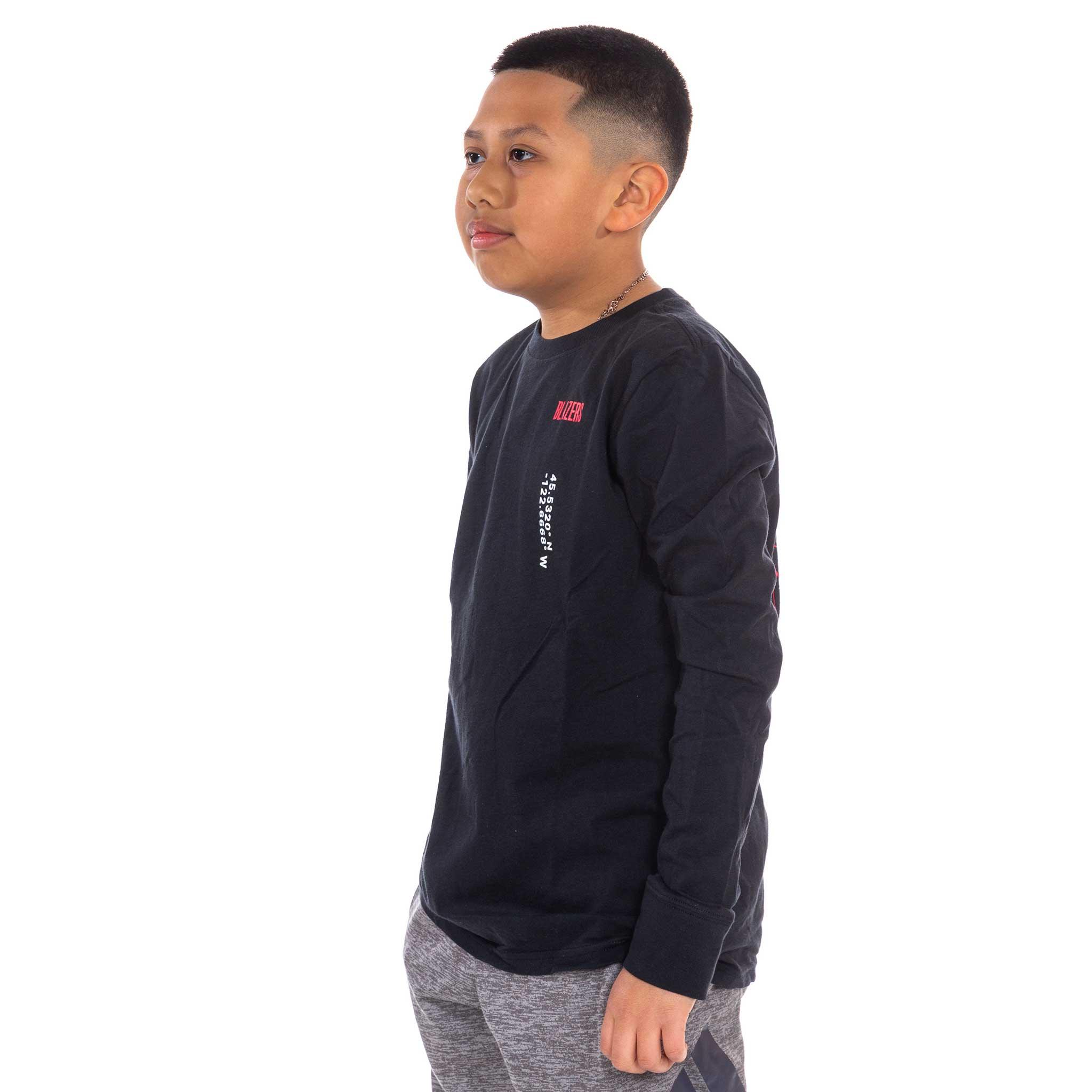 Nike Youth Courtside Max Black Long Sleeve - Image 6