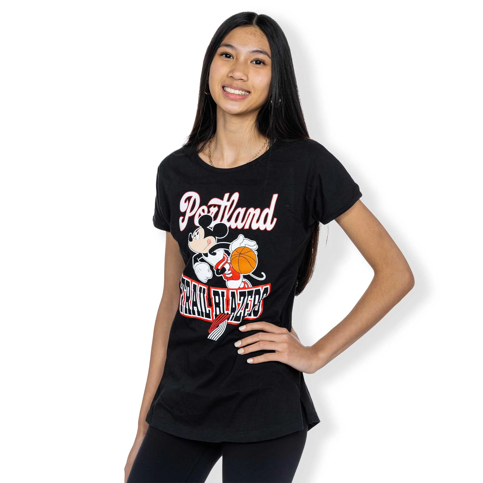 Disney Youth Girls Black Game Time Tee - Image 6