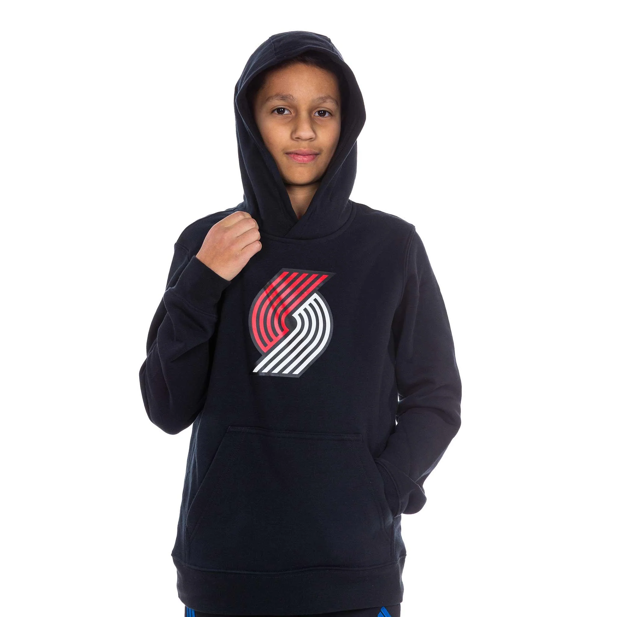 Nike Pinwheel Youth Essential Fleece Black Pullover - Image 5