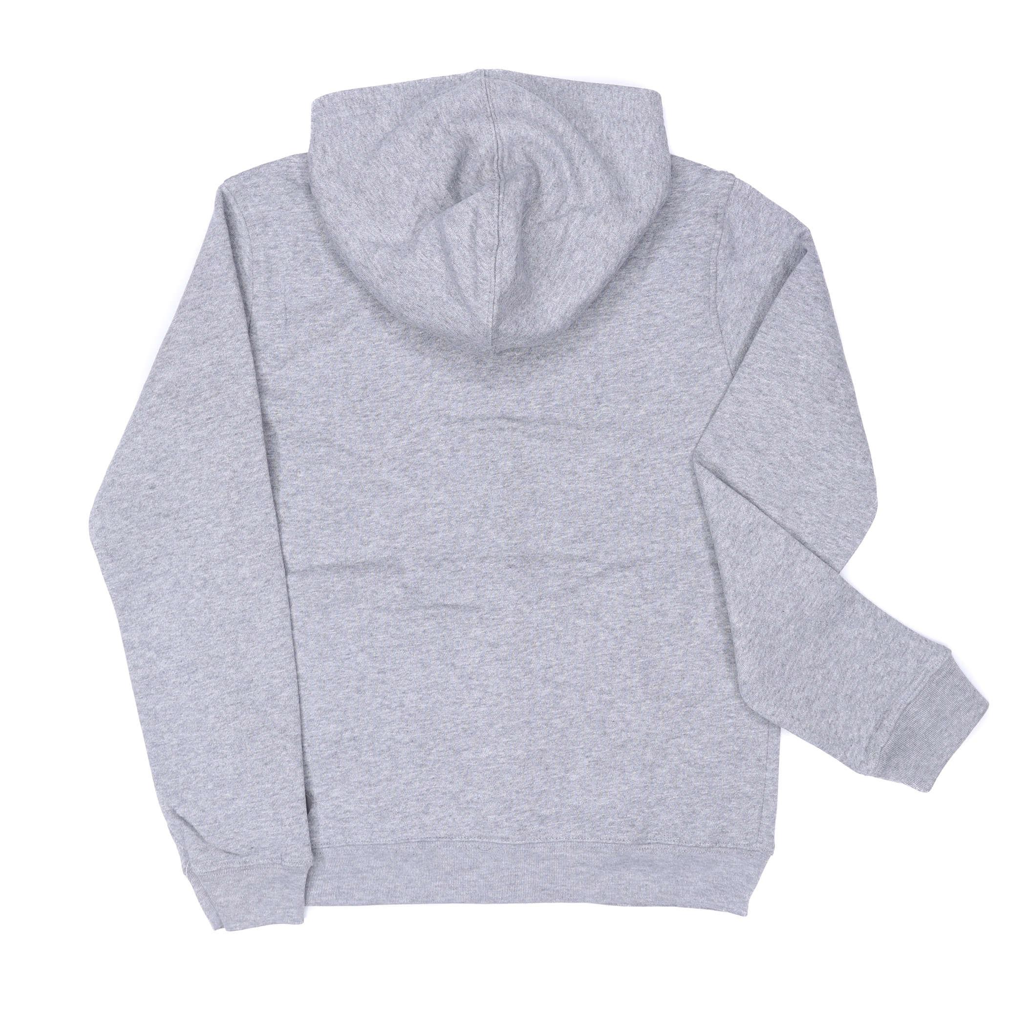 Gray Youth Funky Fan Funnel Neck Hoodie For Girls - Image 2
