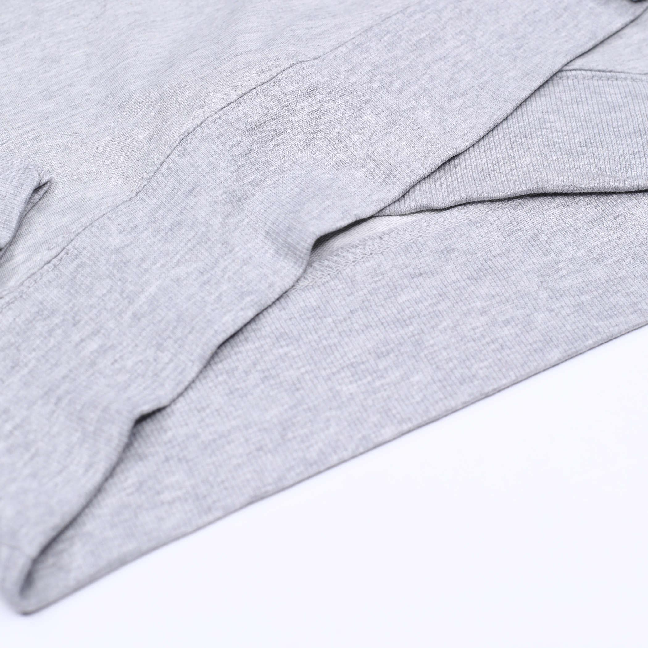 Gray Youth Funky Fan Funnel Neck Hoodie For Girls - Image 3